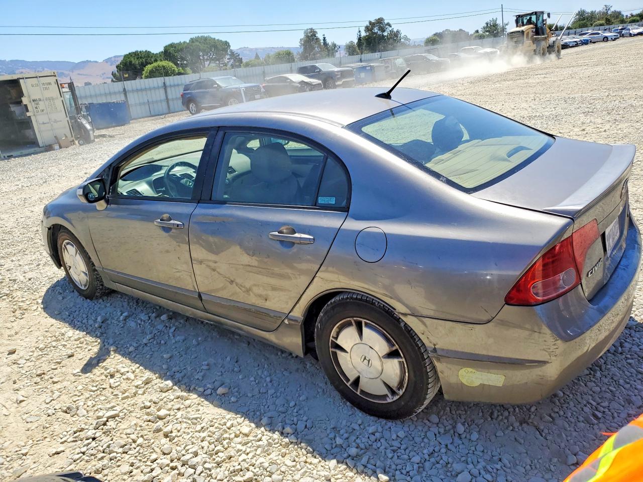 2006 Honda Civic Hybrid Gray vin: JHMFA362X6S009625
