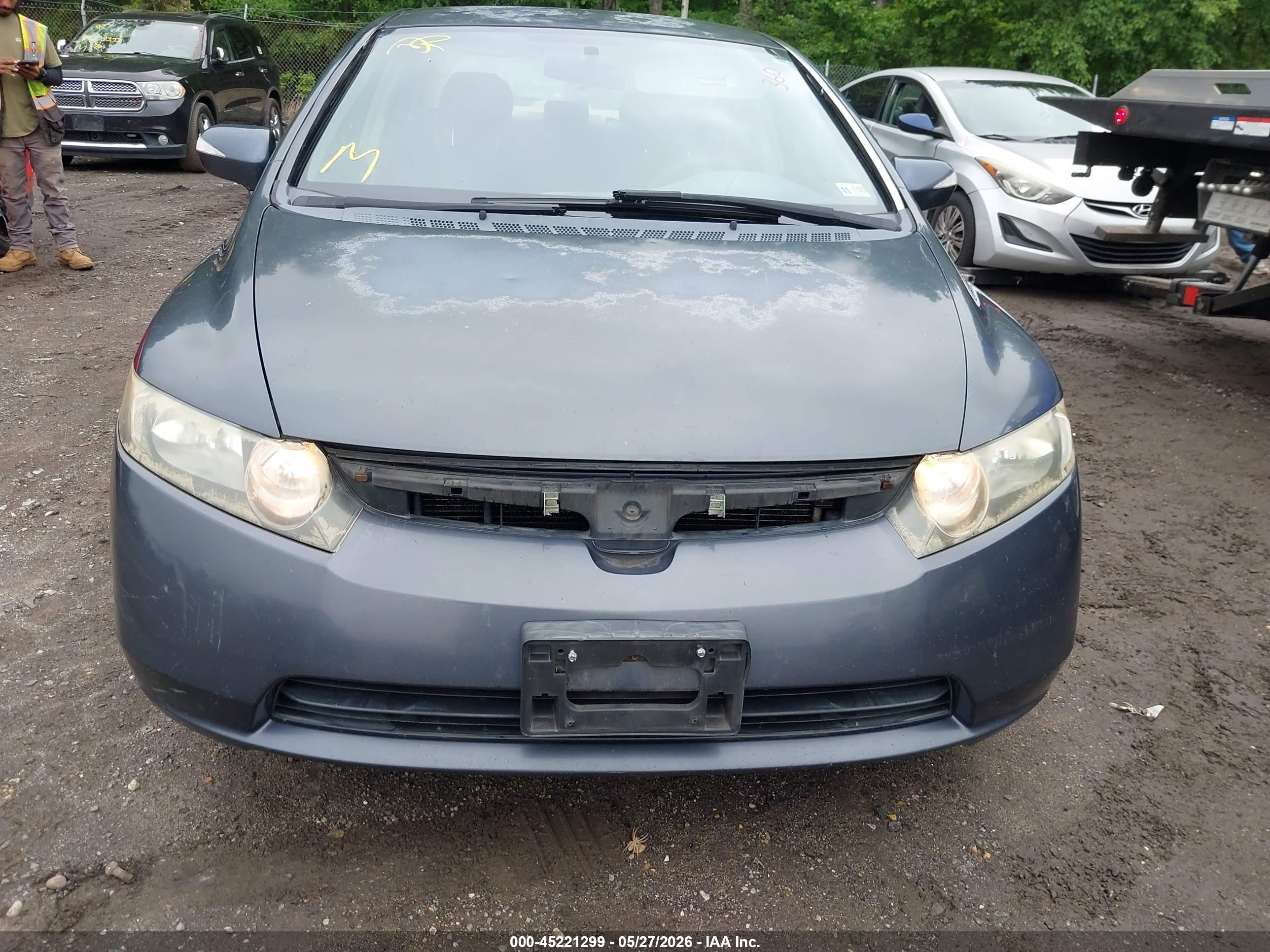 2006 Honda Civic Hybrid   Blue vin: JHMFA362X6S014386