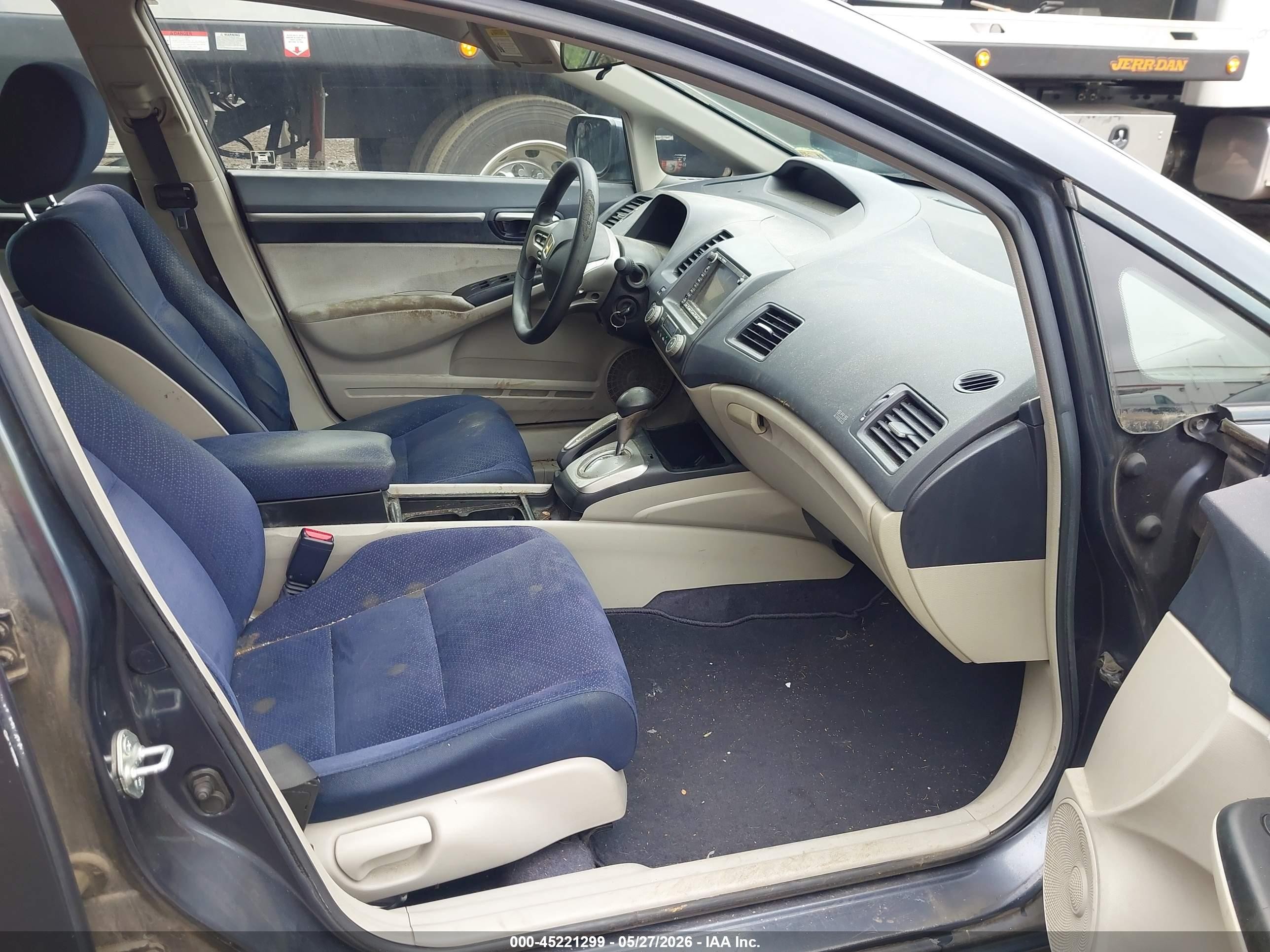 2006 Honda Civic Hybrid   Blue vin: JHMFA362X6S014386