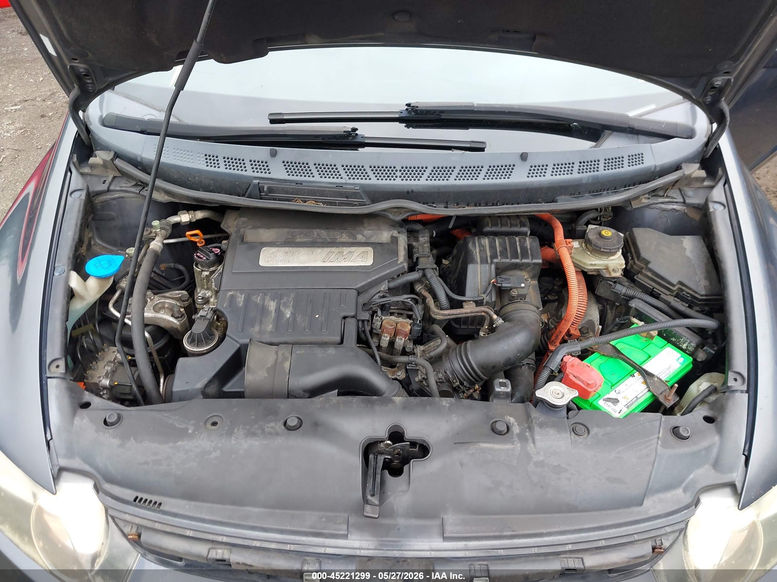 2006 Honda Civic Hybrid   Blue vin: JHMFA362X6S014386