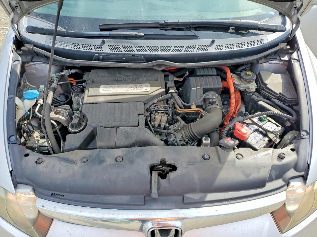 2006 Honda Civic Hybrid Silver vin: JHMFA362X6S017594