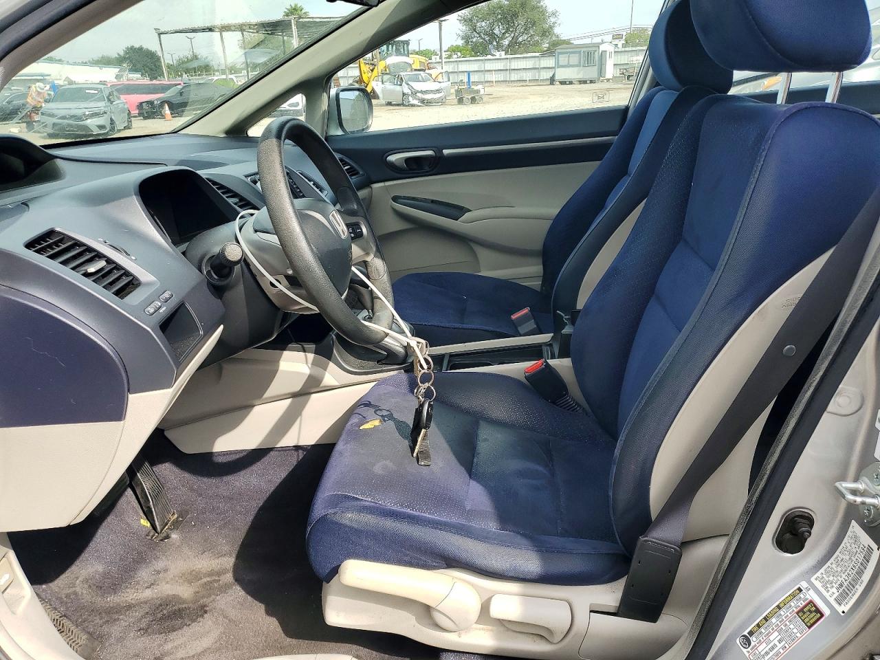 2006 Honda Civic Hybrid Silver vin: JHMFA362X6S017594
