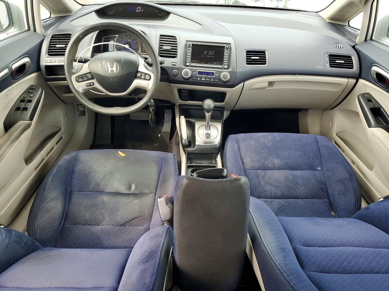 2006 Honda Civic Hybrid Silver vin: JHMFA362X6S017594