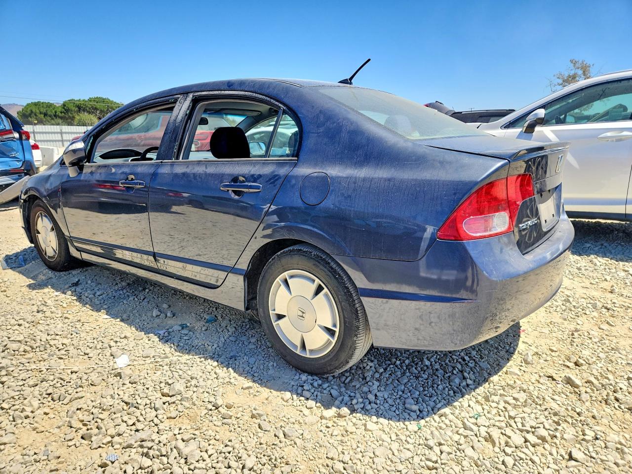 2006 Honda Civic Hybrid Gray vin: JHMFA362X6S025596