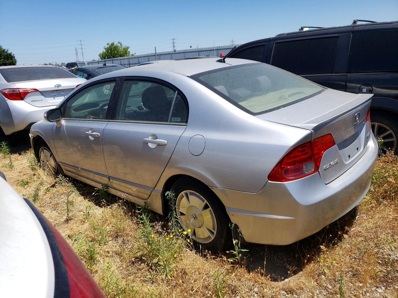 2006 Honda Civic Hybrid Silver vin: JHMFA362X6S028689