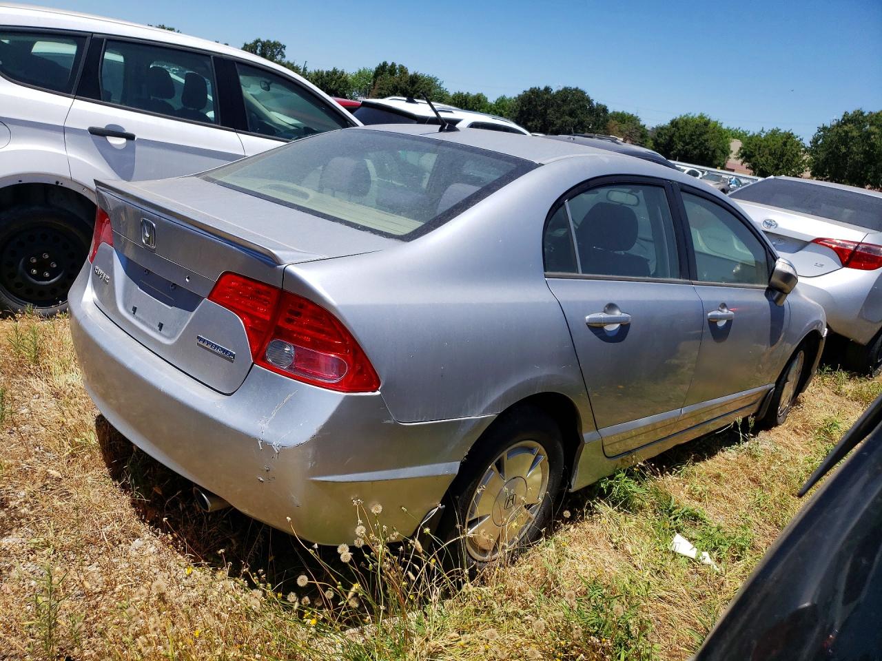 2006 Honda Civic Hybrid Silver vin: JHMFA362X6S028689