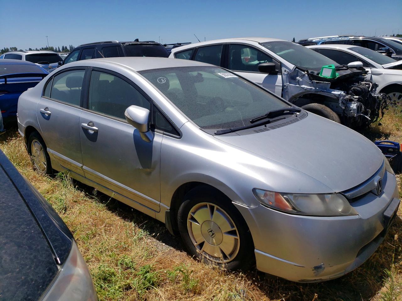 2006 Honda Civic Hybrid Silver vin: JHMFA362X6S028689