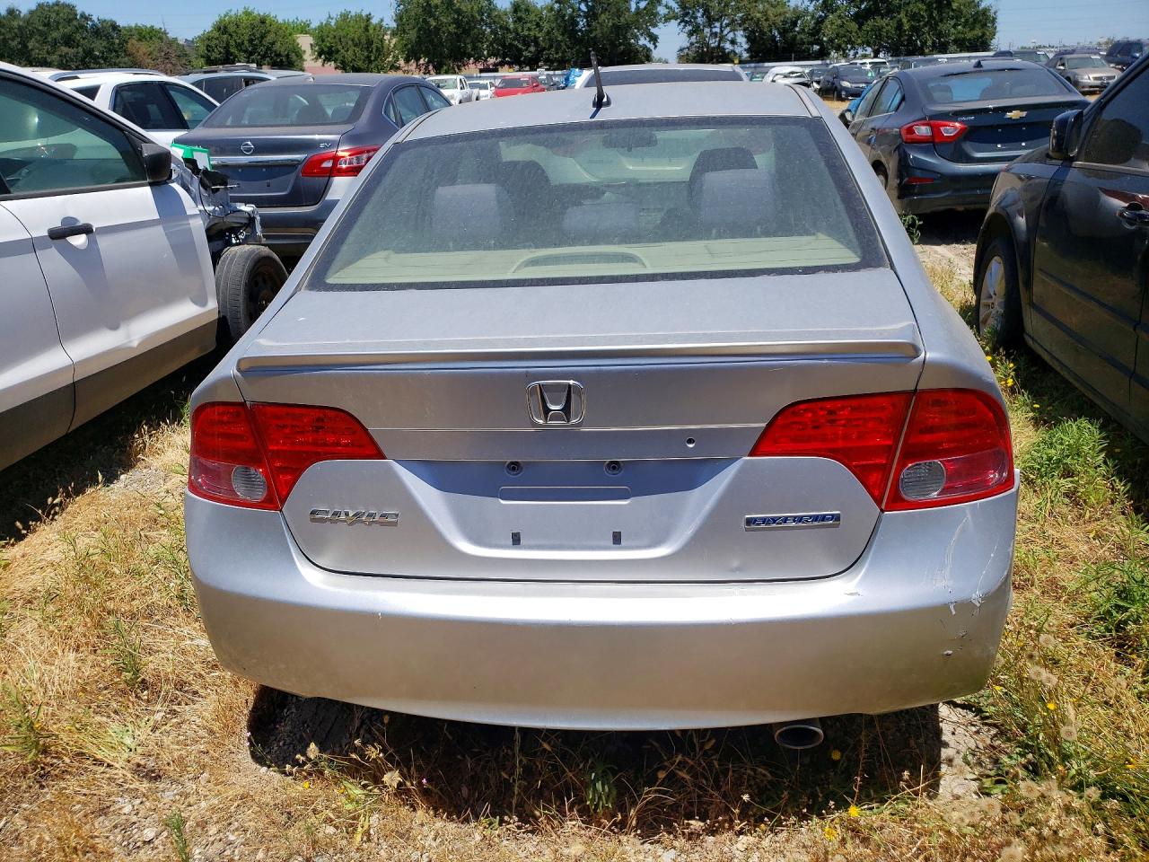 2006 Honda Civic Hybrid Silver vin: JHMFA362X6S028689