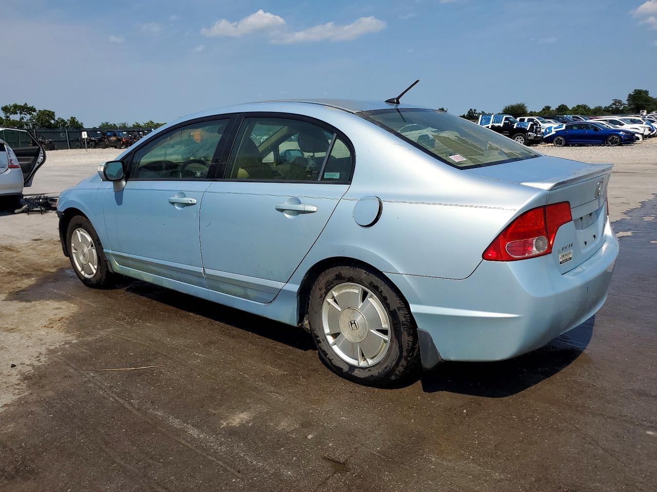 2007 Hond Civic Blue vin: JHMFA362X7S009075