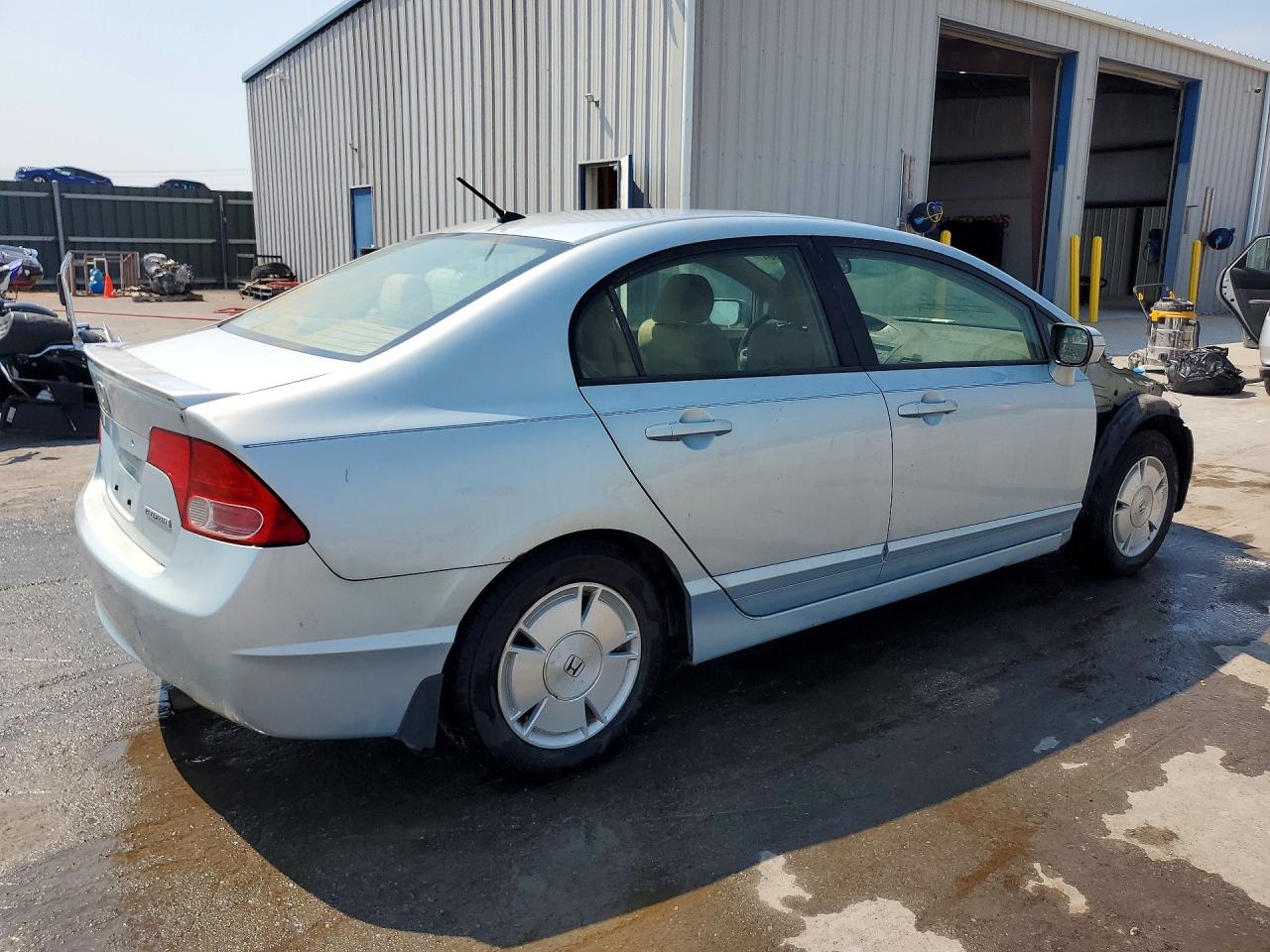 2007 Hond Civic Blue vin: JHMFA362X7S009075
