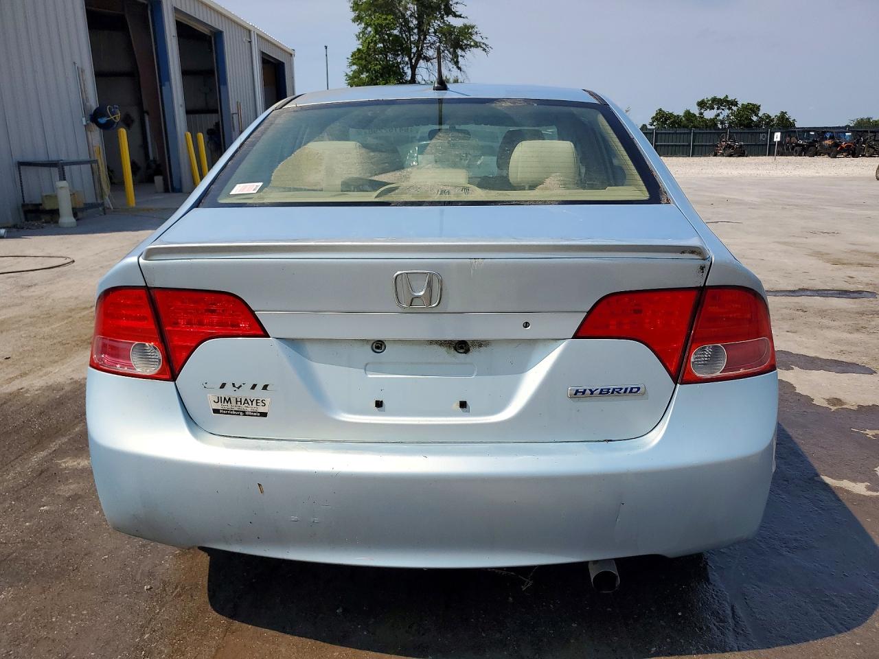 2007 Hond Civic Blue vin: JHMFA362X7S009075