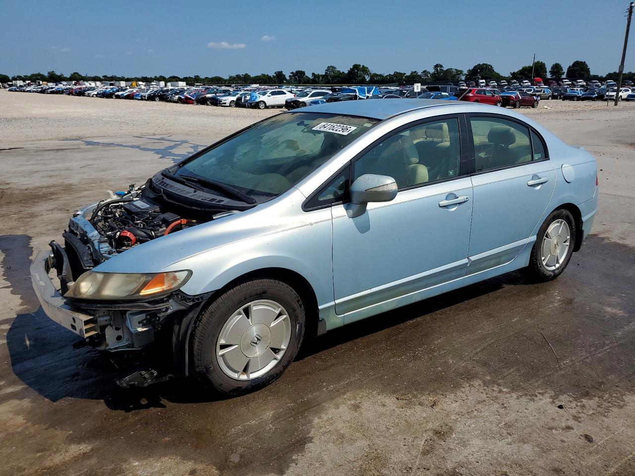 2007 Hond Civic Blue vin: JHMFA362X7S009075