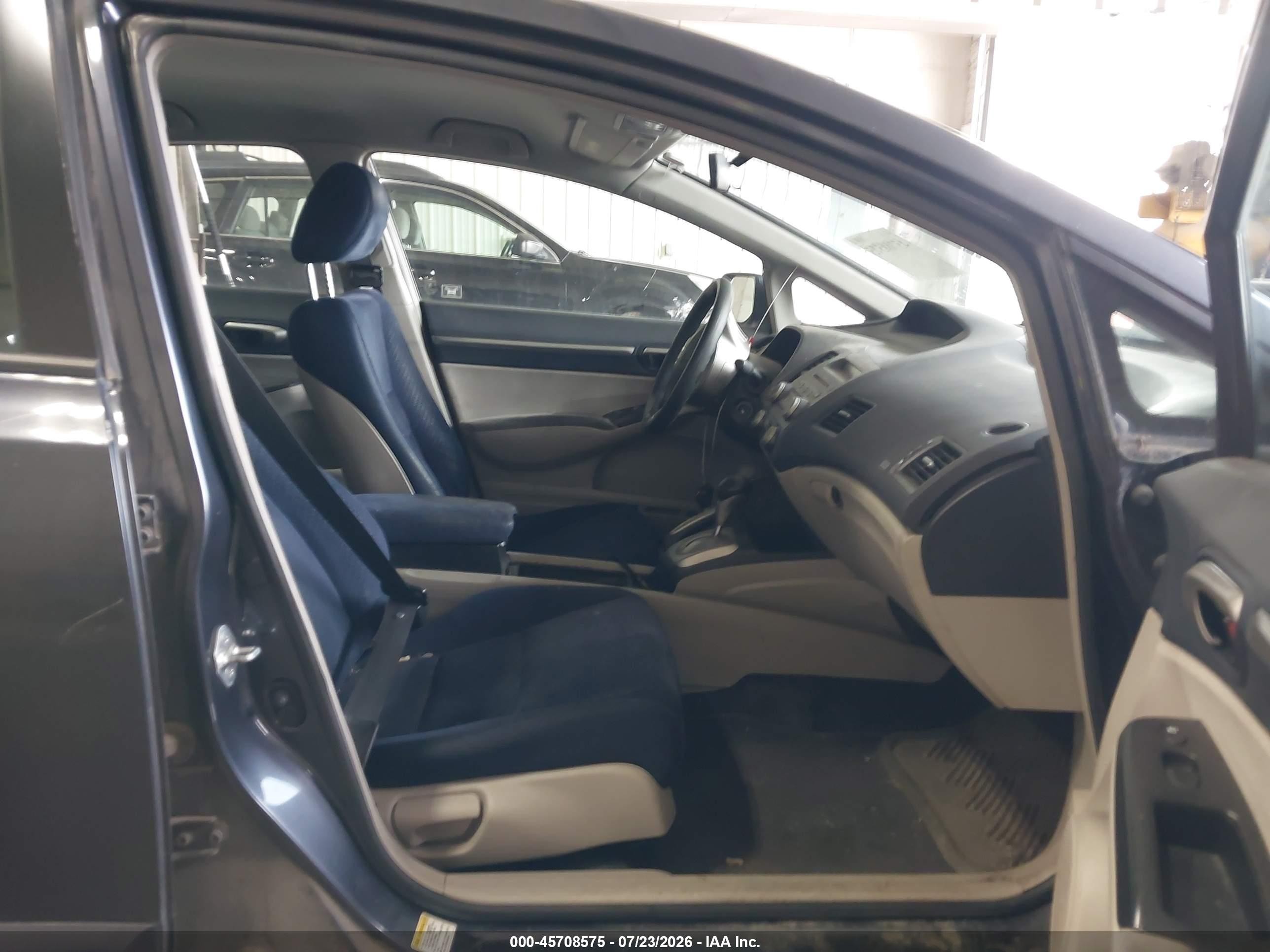 2007 Honda Civic Hybrid   Blue vin: JHMFA362X7S011084