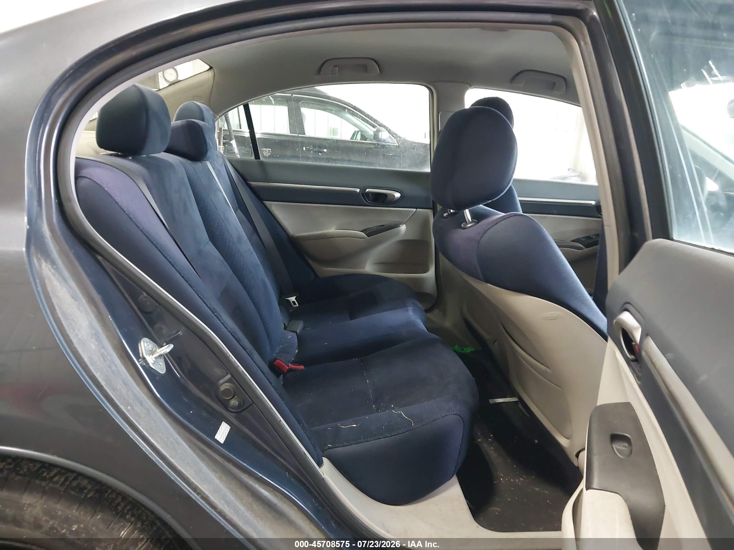 2007 Honda Civic Hybrid   Blue vin: JHMFA362X7S011084