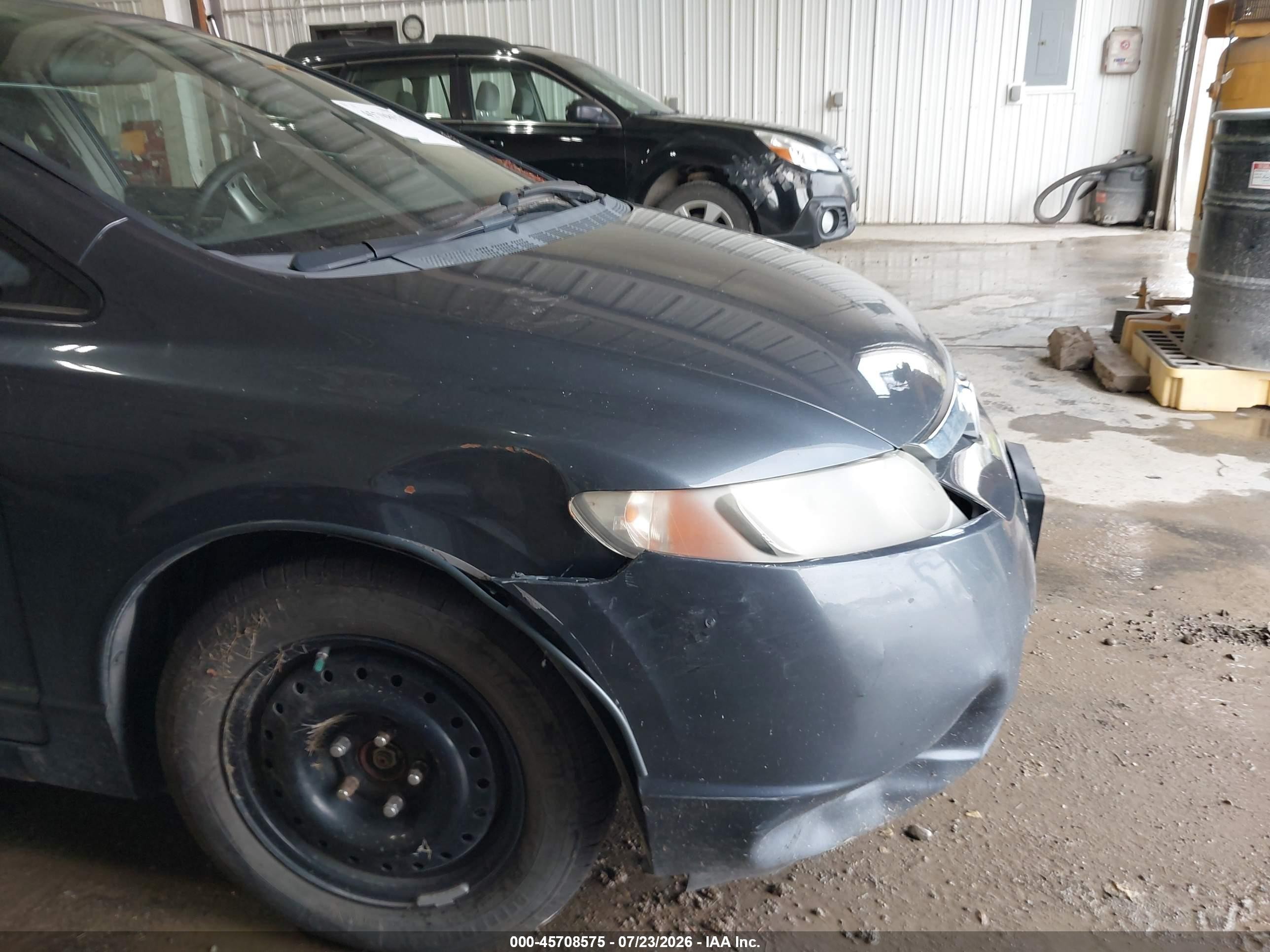 2007 Honda Civic Hybrid   Blue vin: JHMFA362X7S011084