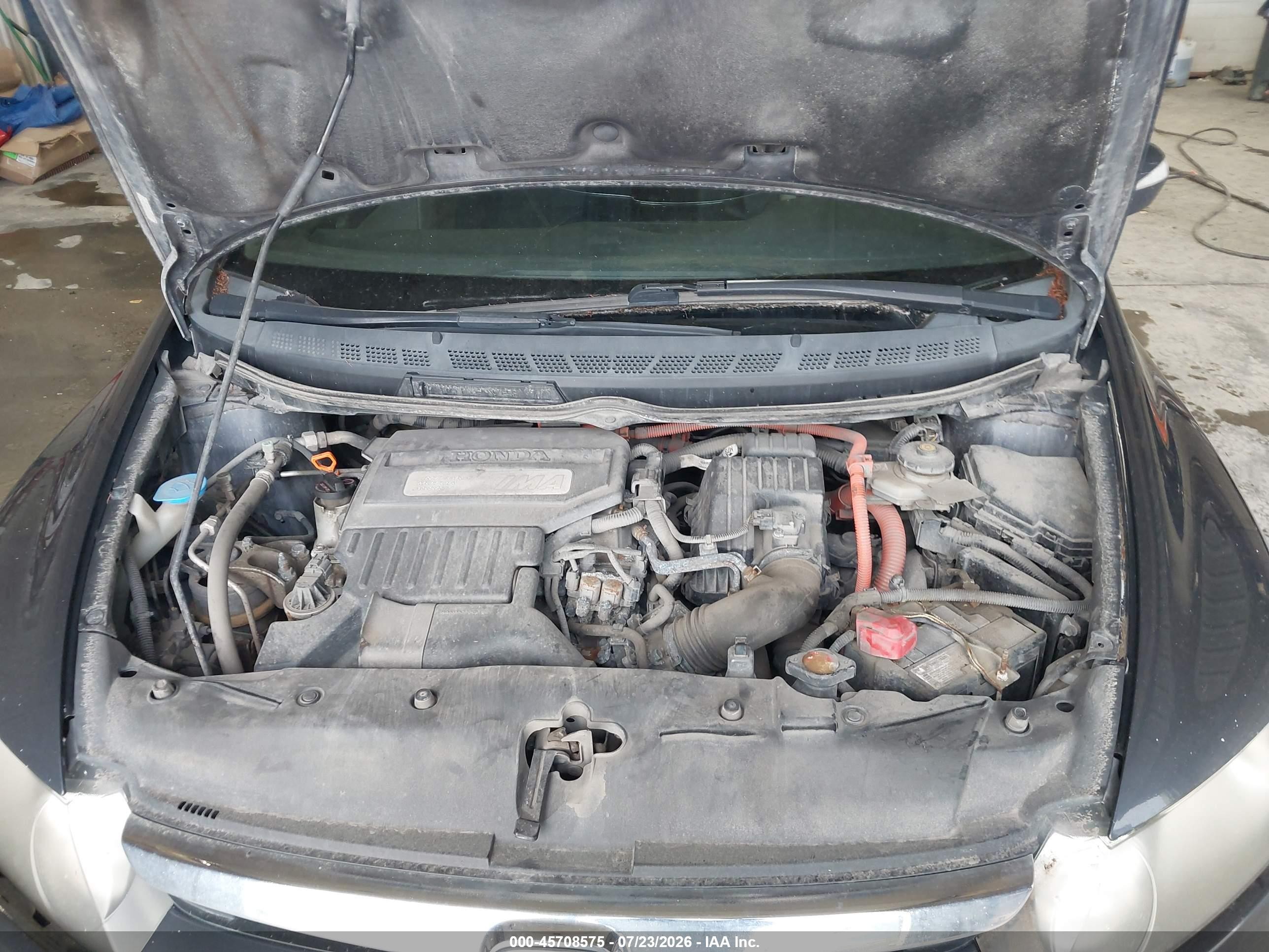 2007 Honda Civic Hybrid   Blue vin: JHMFA362X7S011084