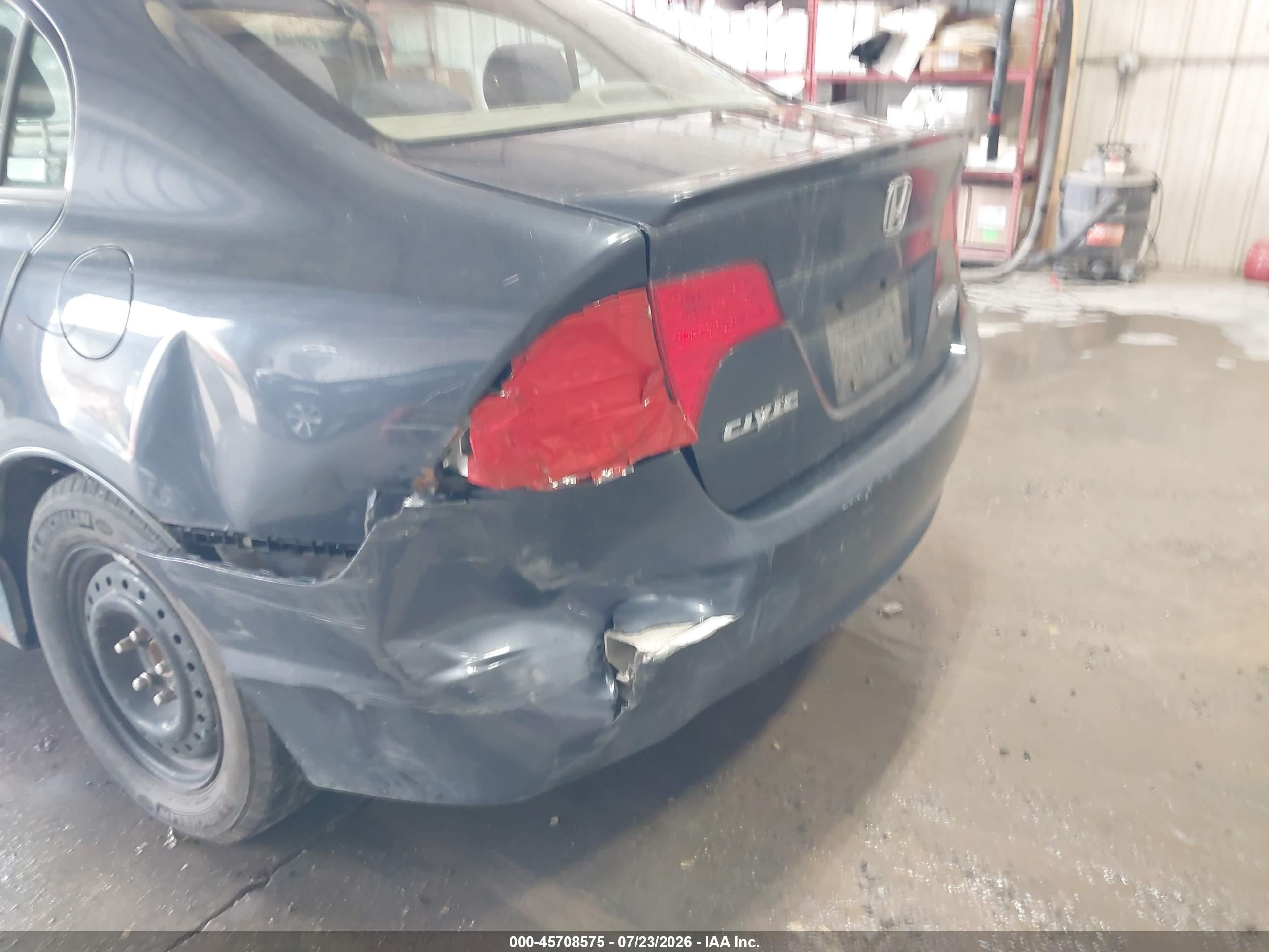 2007 Honda Civic Hybrid   Blue vin: JHMFA362X7S011084