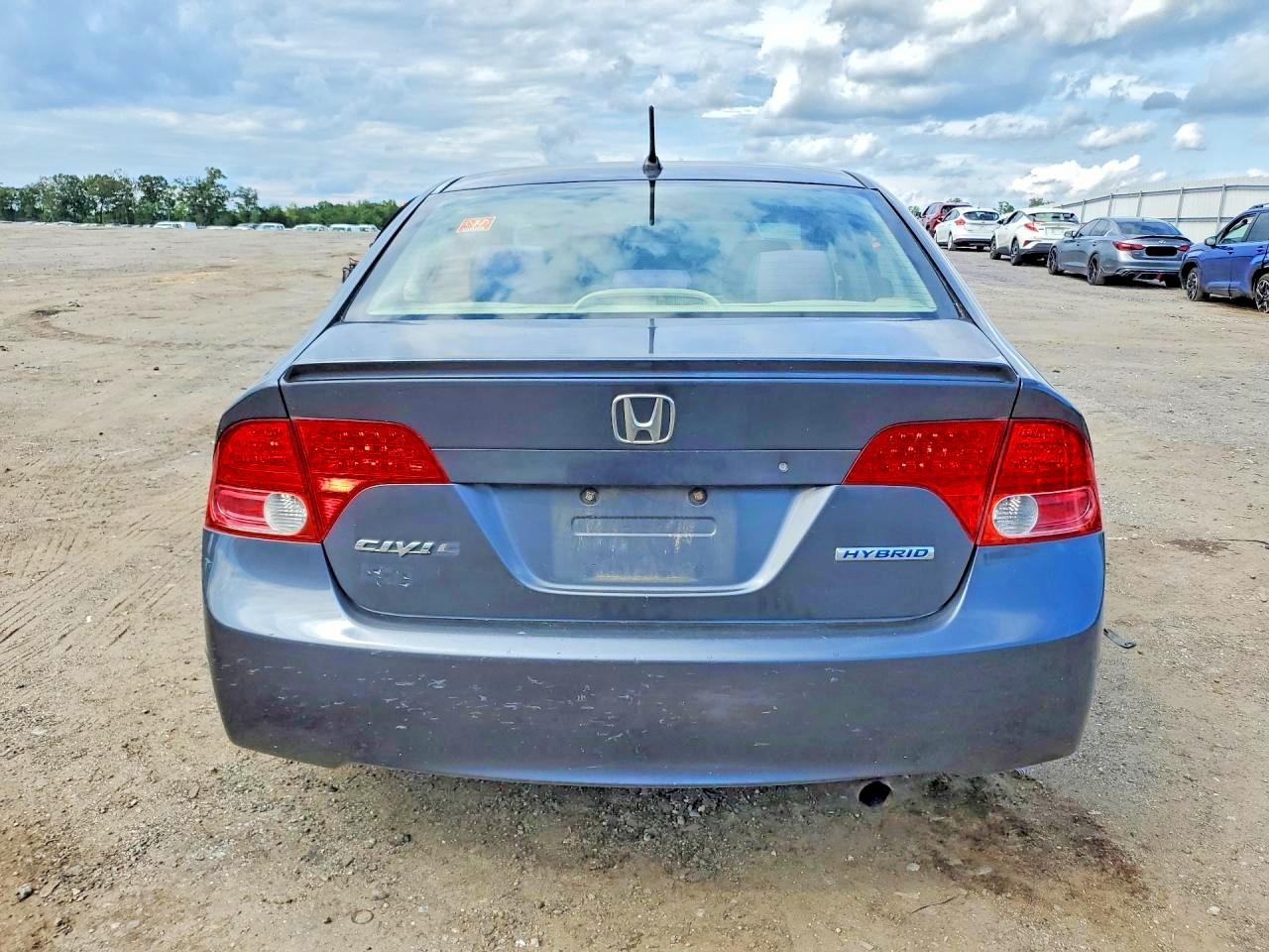 2007 Honda Civic Hybrid Gray vin: JHMFA362X7S013806