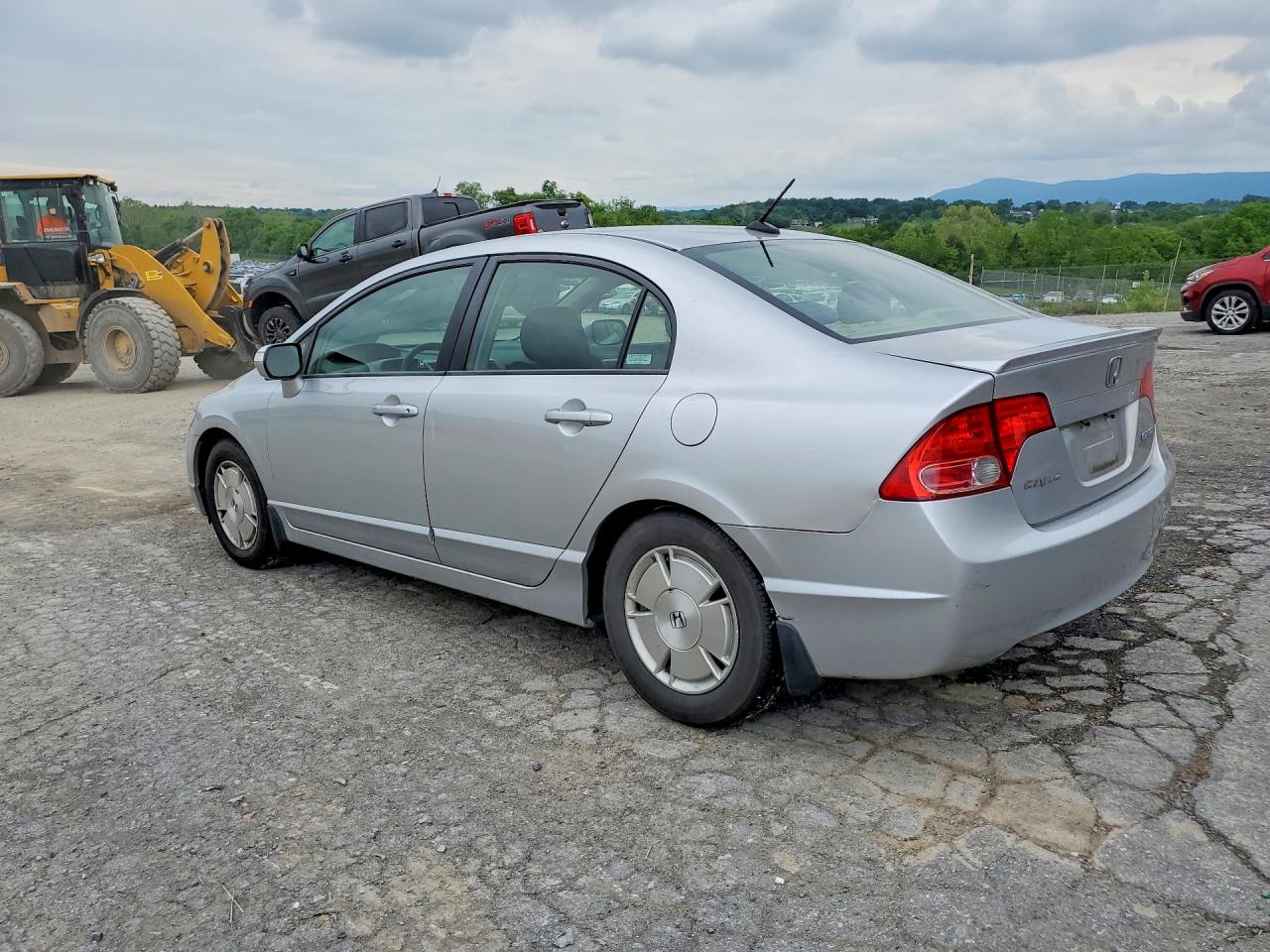 2007 Honda Civic Hybrid Silver vin: JHMFA362X7S023736