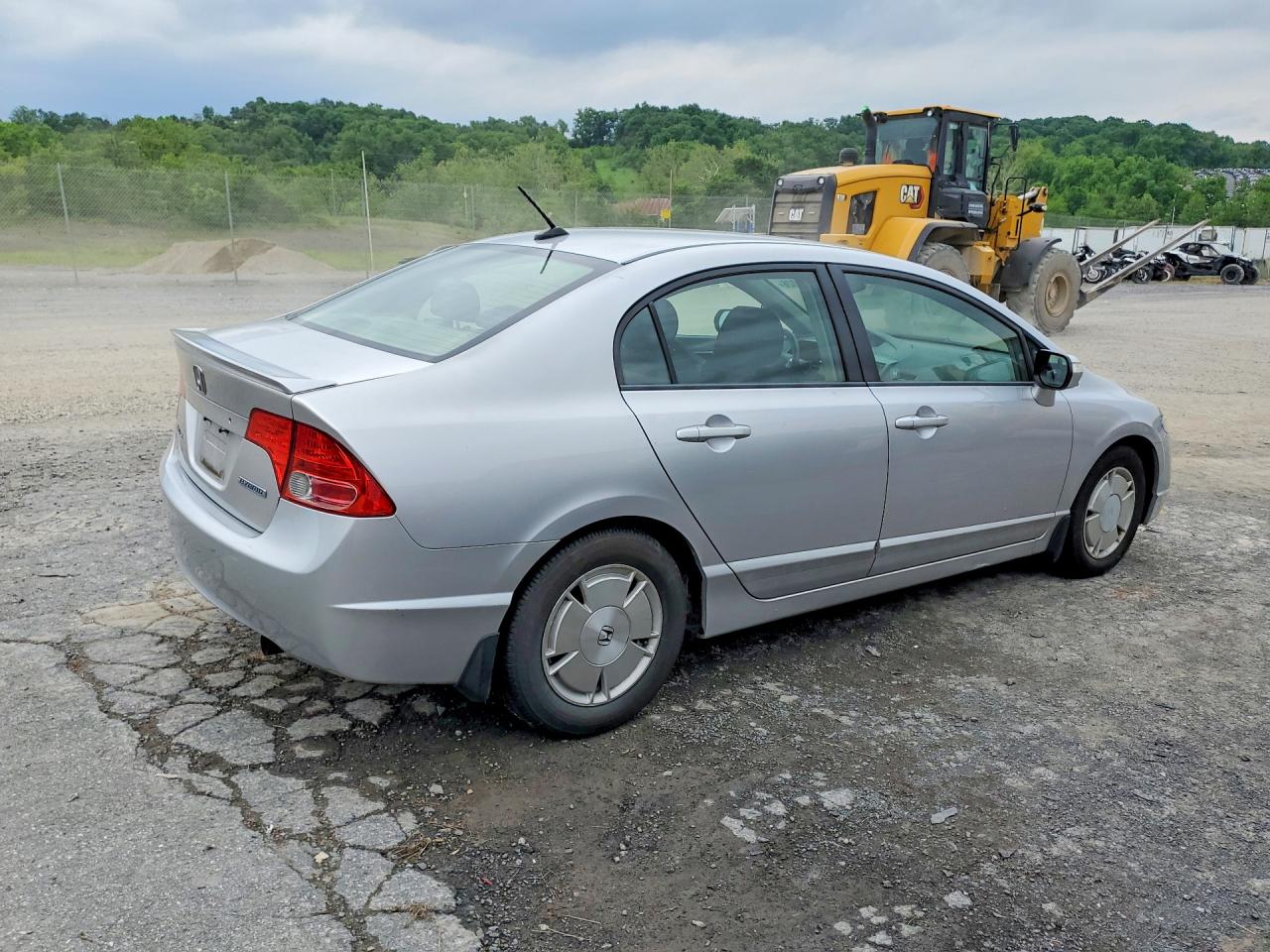2007 Honda Civic Hybrid Silver vin: JHMFA362X7S023736
