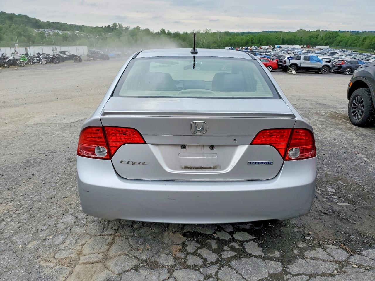 2007 Honda Civic Hybrid Silver vin: JHMFA362X7S023736