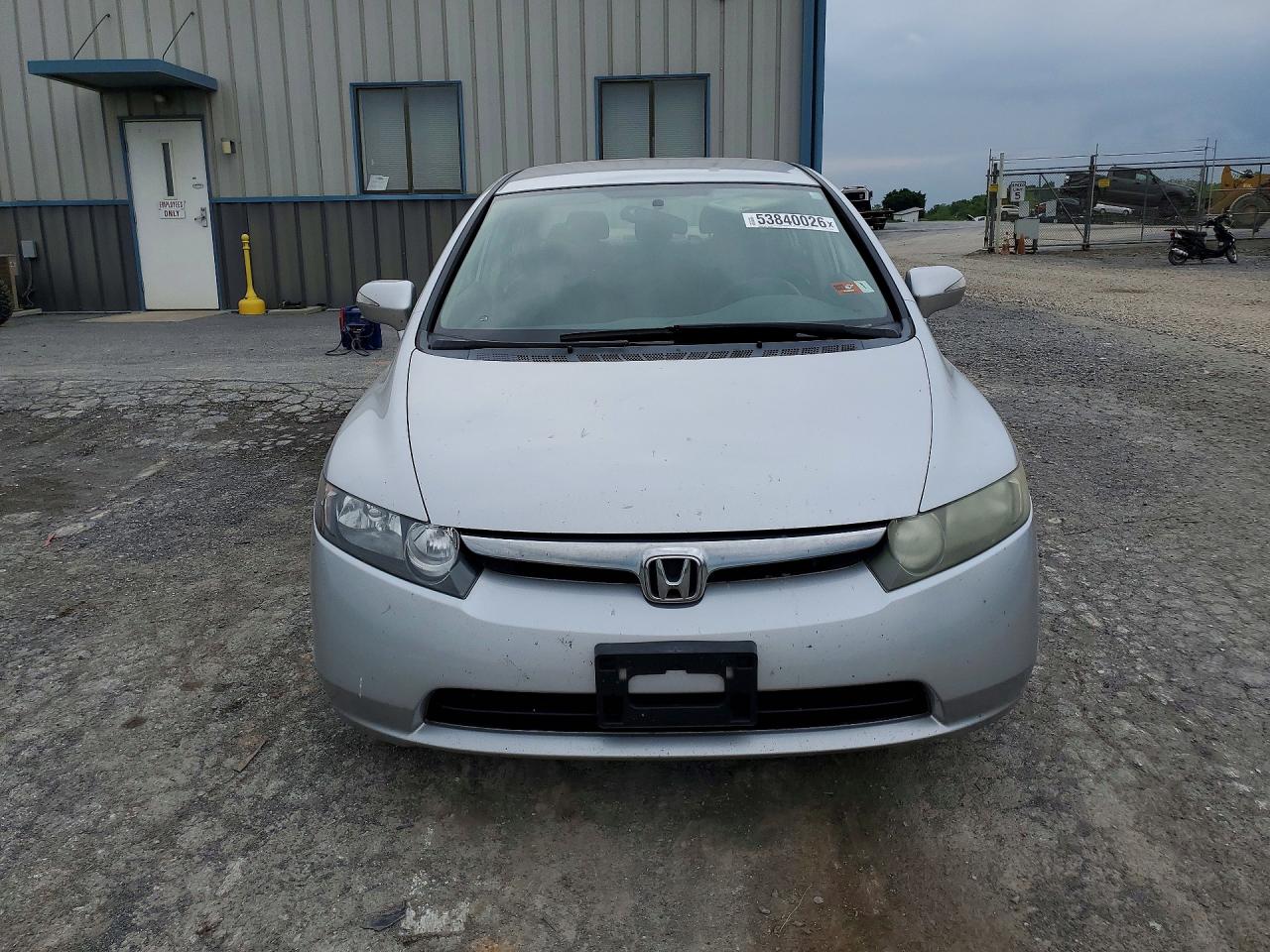 2007 Honda Civic Hybrid Silver vin: JHMFA362X7S023736