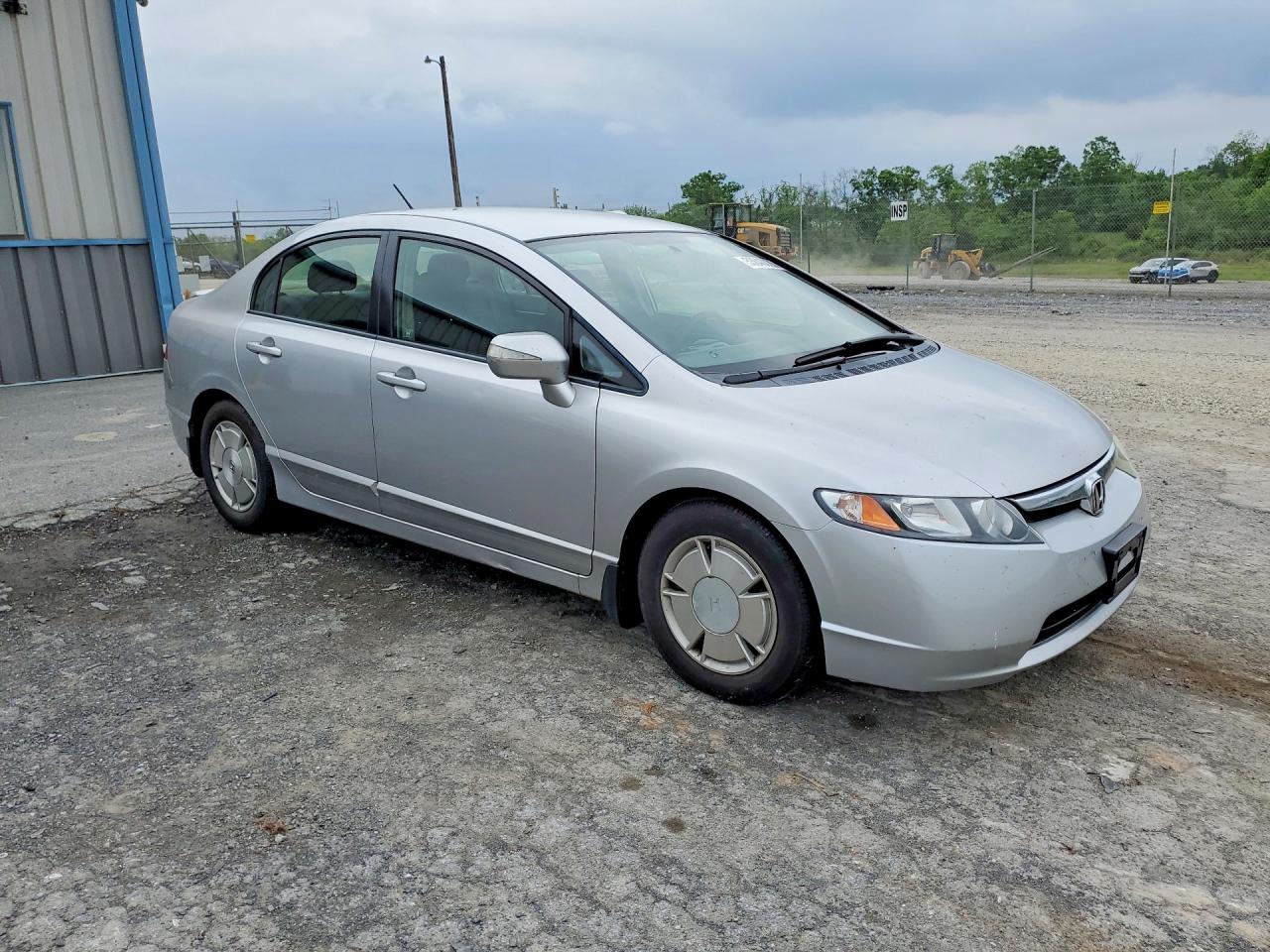 2007 Honda Civic Hybrid Silver vin: JHMFA362X7S023736