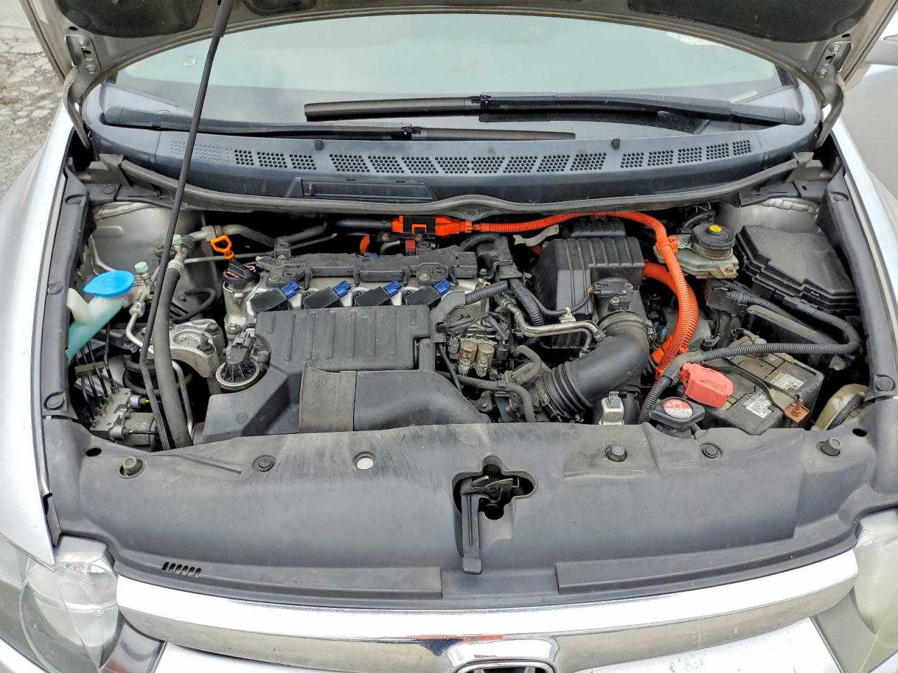 2007 Honda Civic Hybrid Silver vin: JHMFA362X7S023736