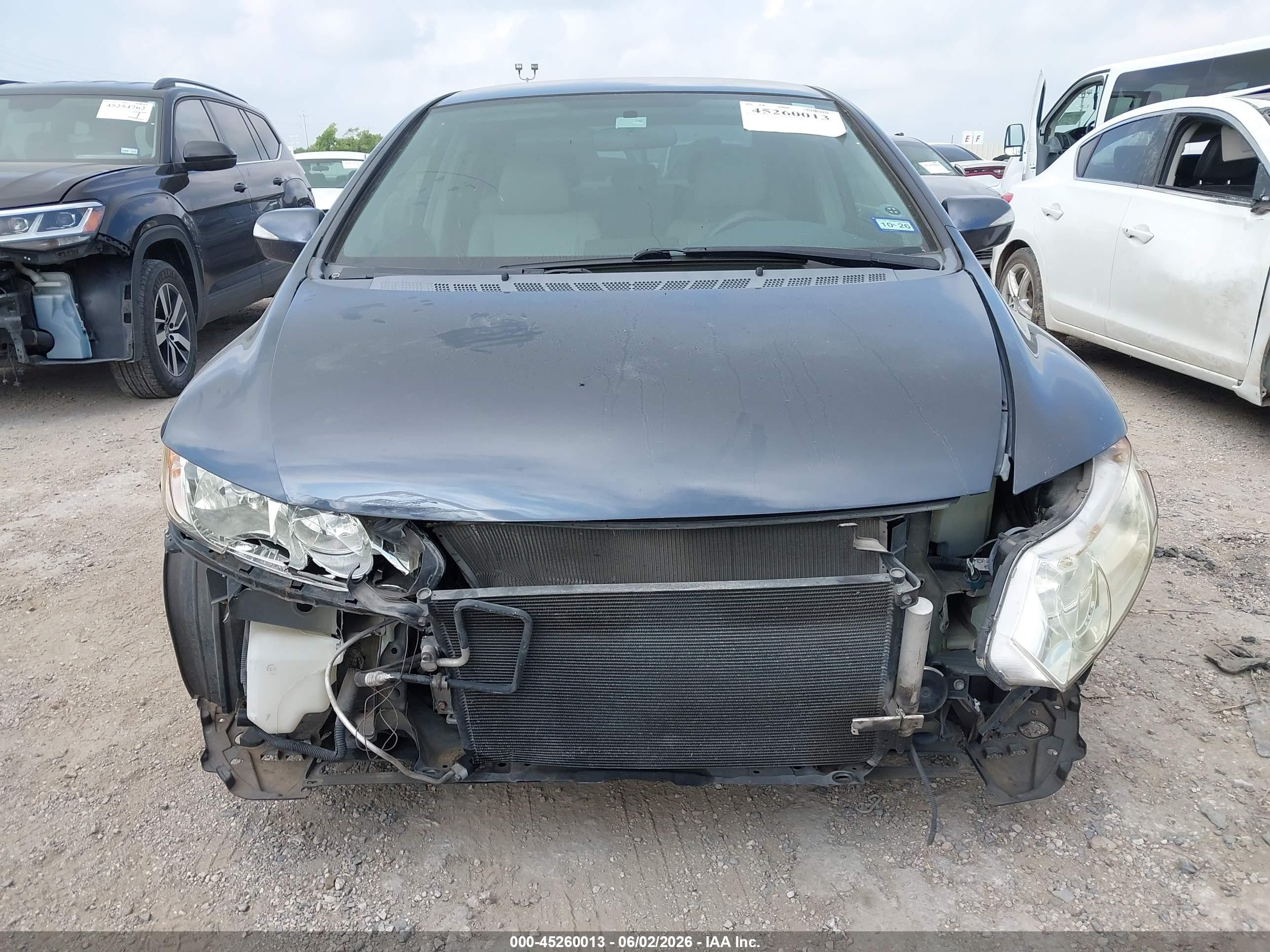 2007 Honda Civic Hybrid   Gray vin: JHMFA362X7S026023