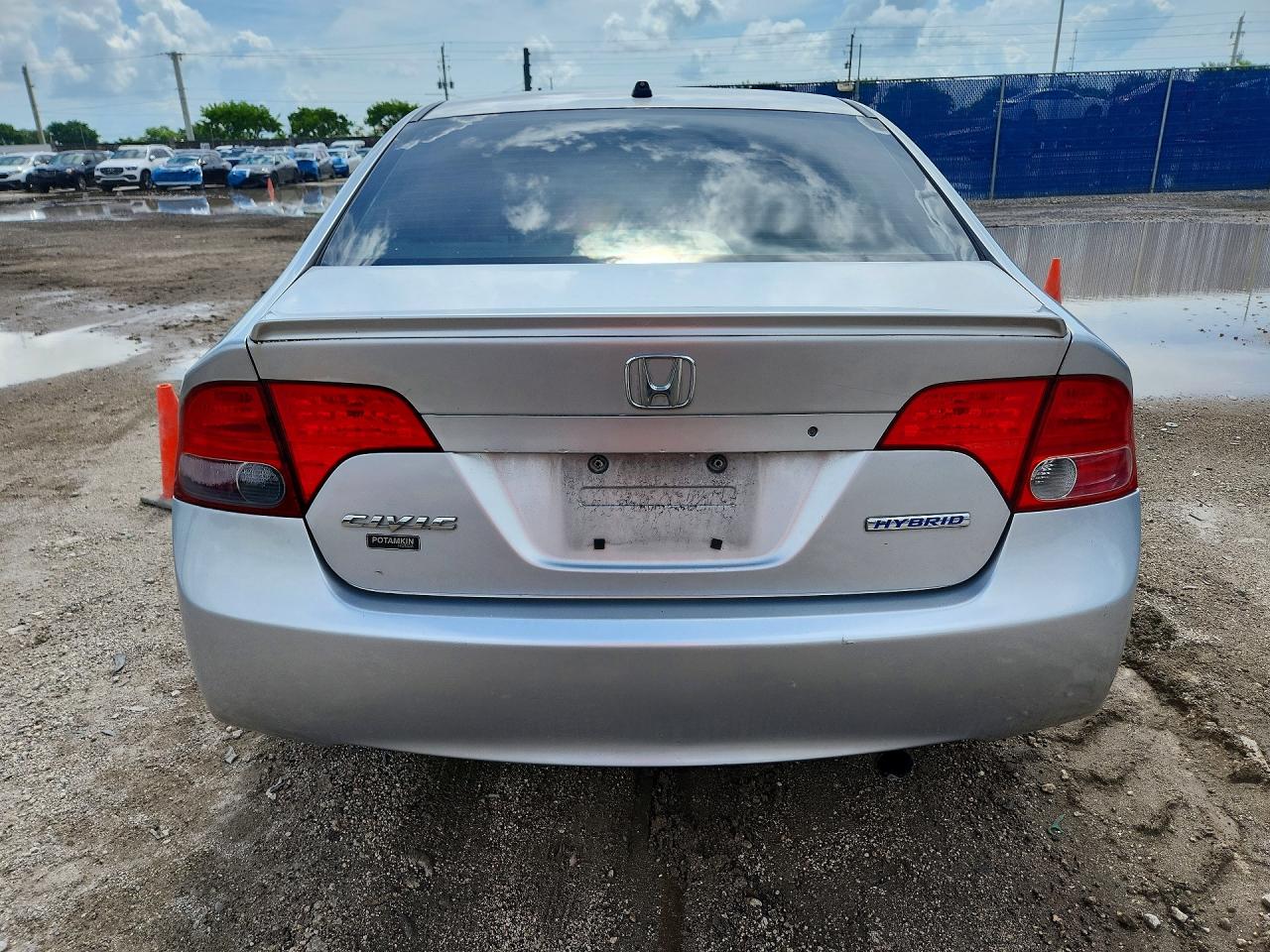 2007 Honda Civic Hybrid Silver vin: JHMFA362X7S029925