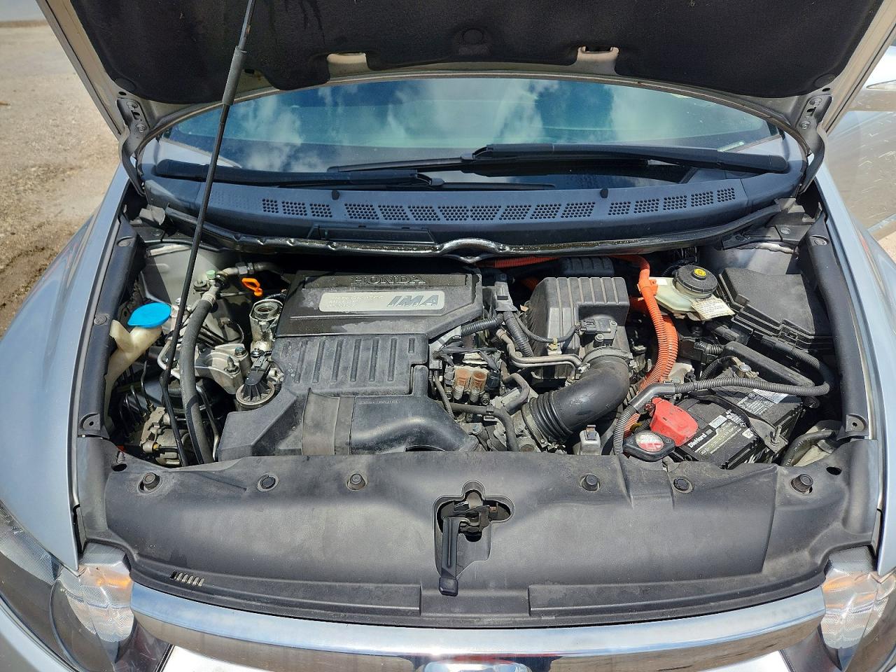 2007 Honda Civic Hybrid Silver vin: JHMFA362X7S029925