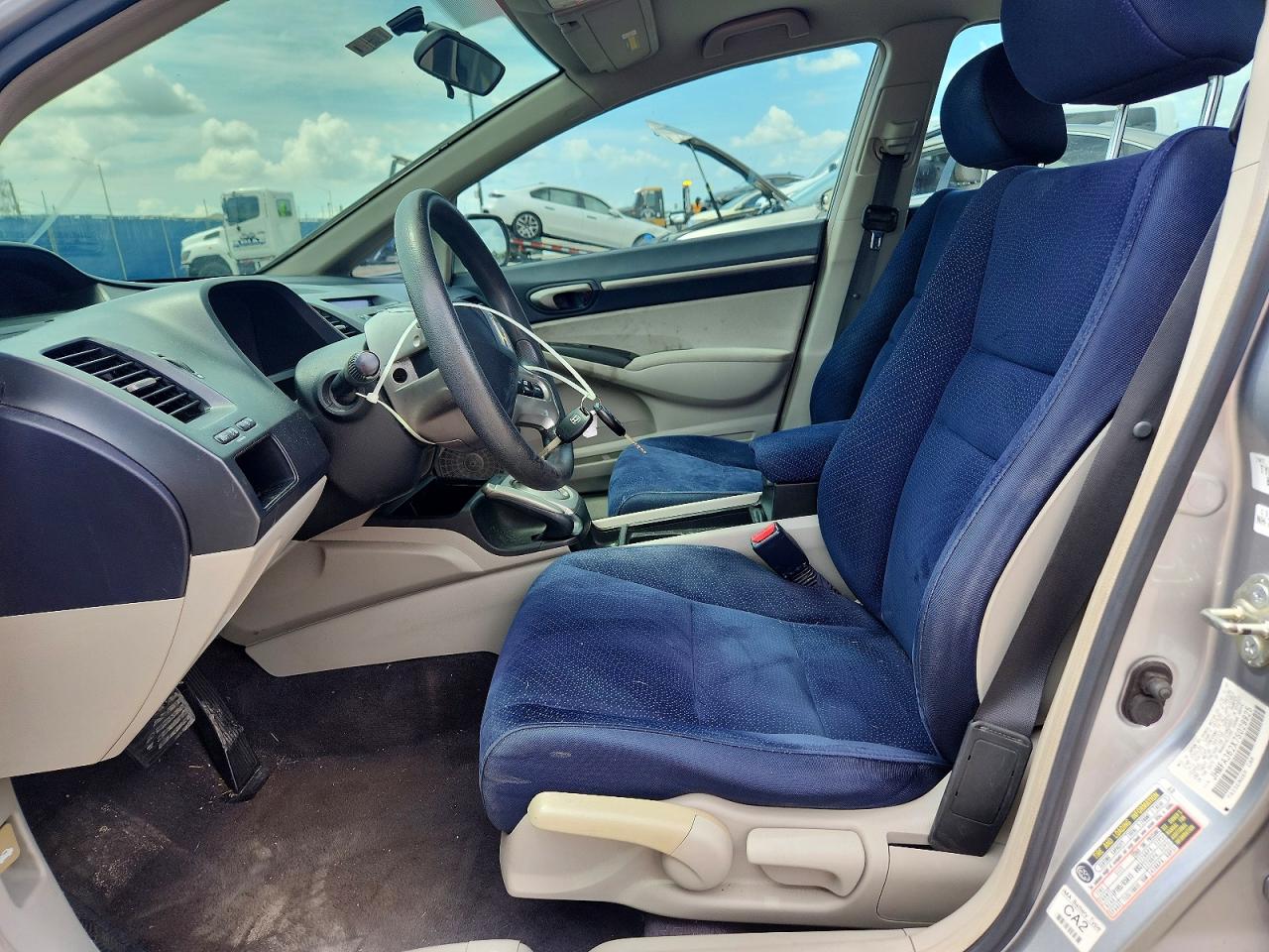 2007 Honda Civic Hybrid Silver vin: JHMFA362X7S029925