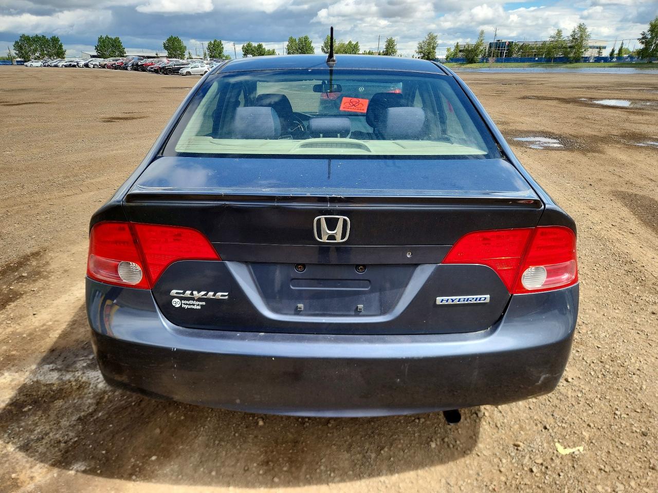 2007 Honda Civic Hybrid Gray vin: JHMFA362X7S801808
