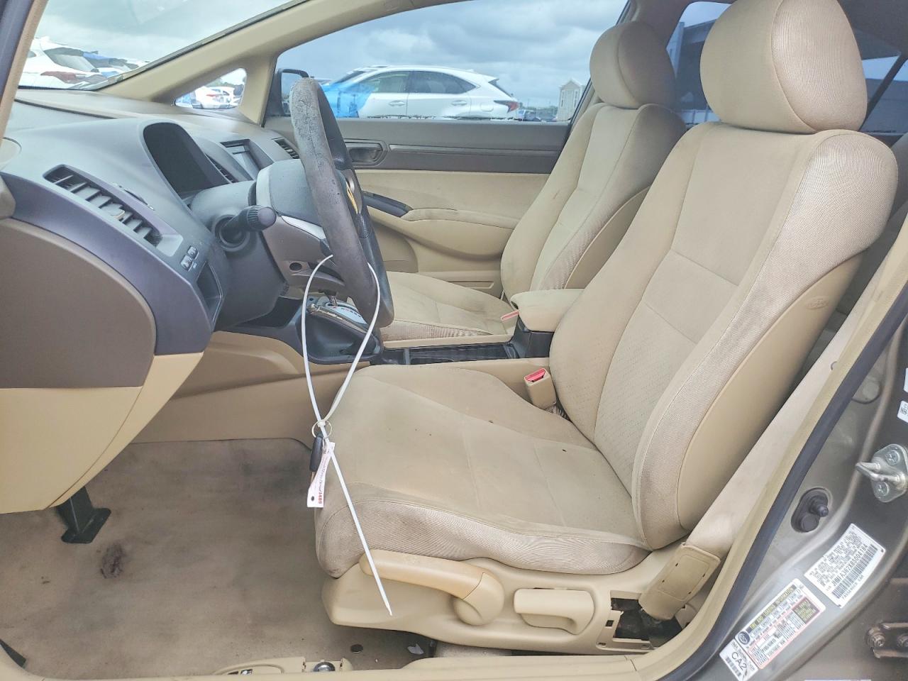 2008 Honda Civic Hybrid Gray vin: JHMFA362X8S004184