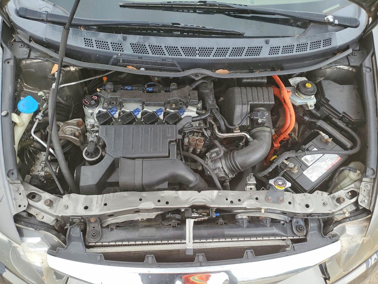 2008 Honda Civic Hybrid Gray vin: JHMFA362X8S004184