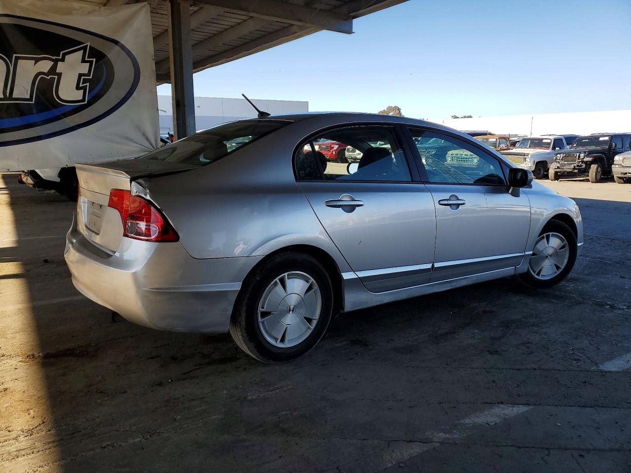 2008 Honda Civic Hybrid Серебряный vin: JHMFA362X8S005688
