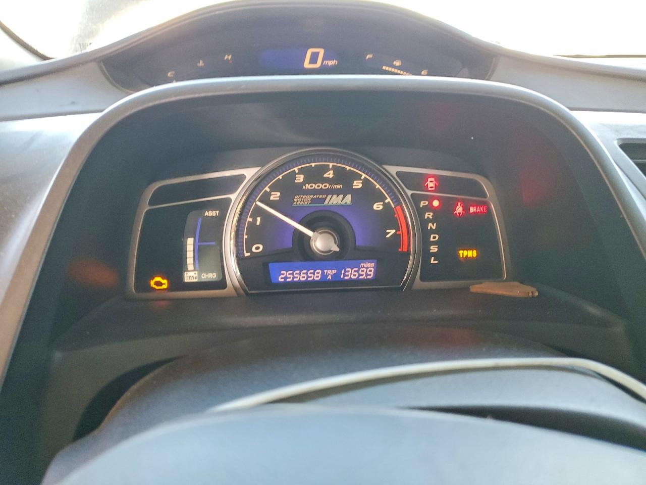 2008 Honda Civic Hybrid Серебряный vin: JHMFA362X8S005688
