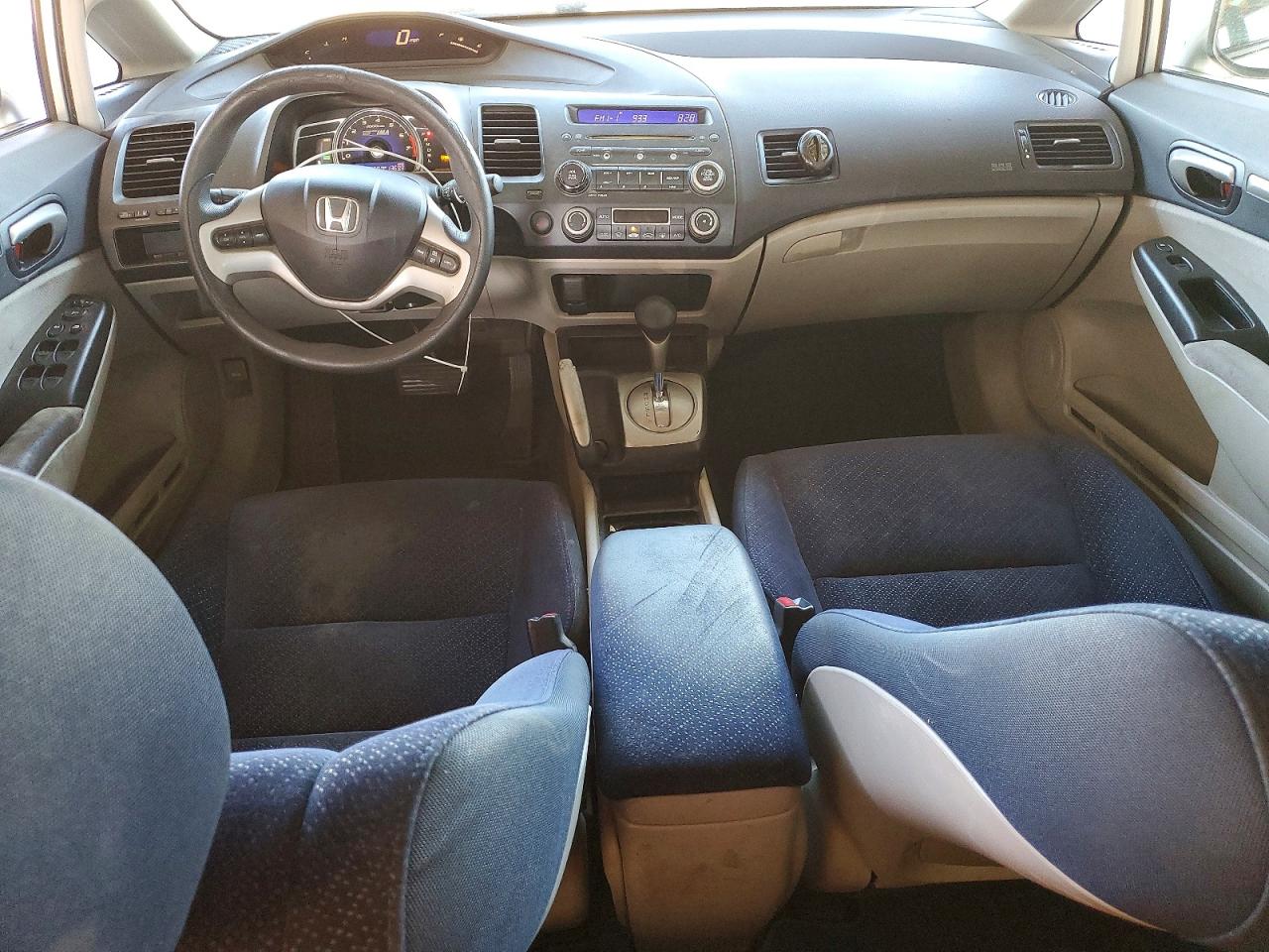 2008 Honda Civic Hybrid Серебряный vin: JHMFA362X8S005688