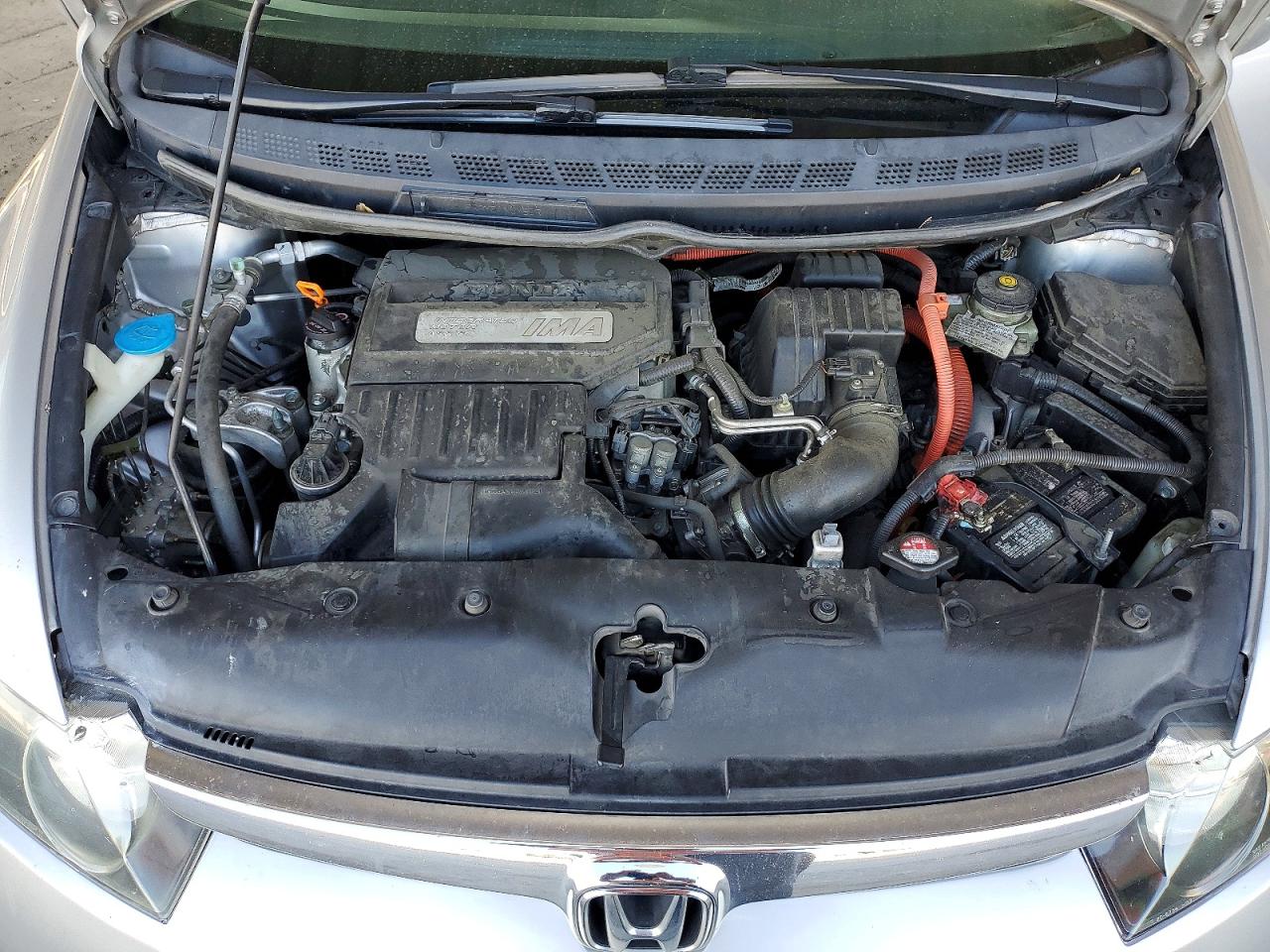 2008 Honda Civic Hybrid Серебряный vin: JHMFA362X8S005688