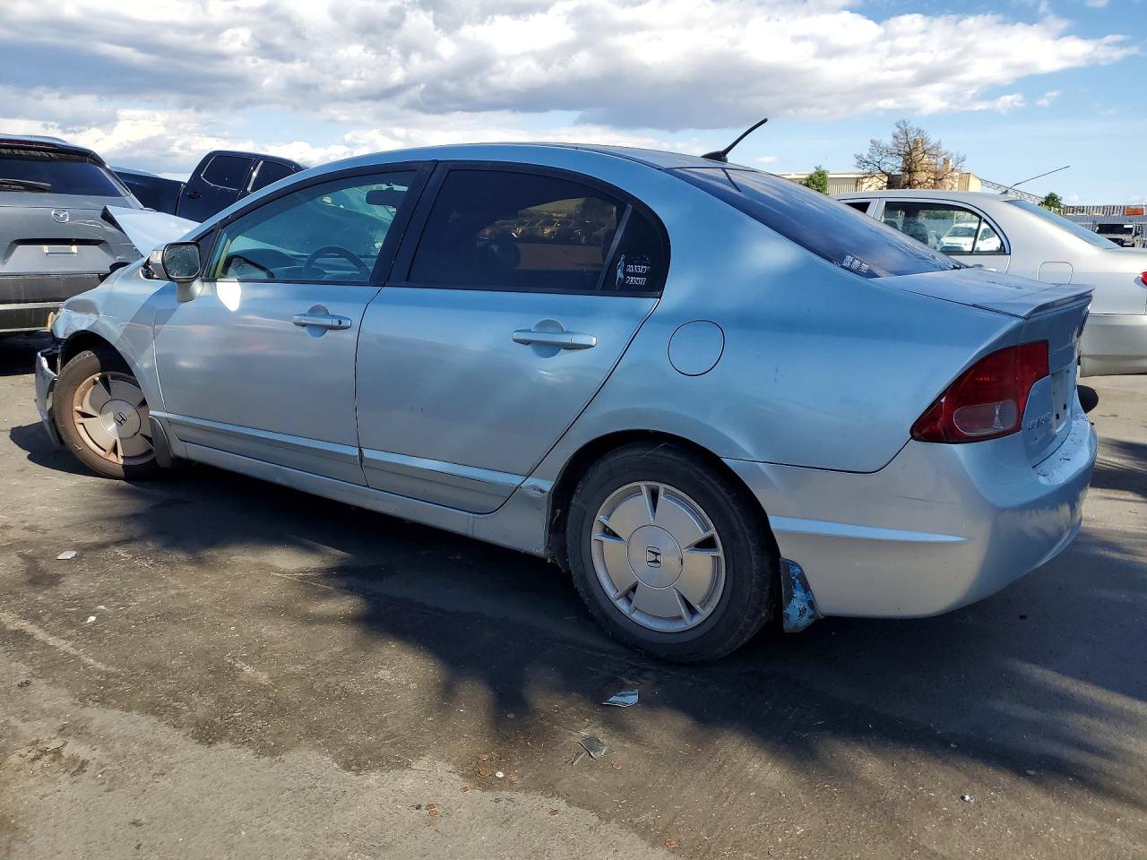 2008 Honda Civic Hybrid Blue vin: JHMFA362X8S011099