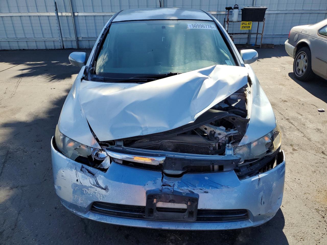 2008 Honda Civic Hybrid Blue vin: JHMFA362X8S011099