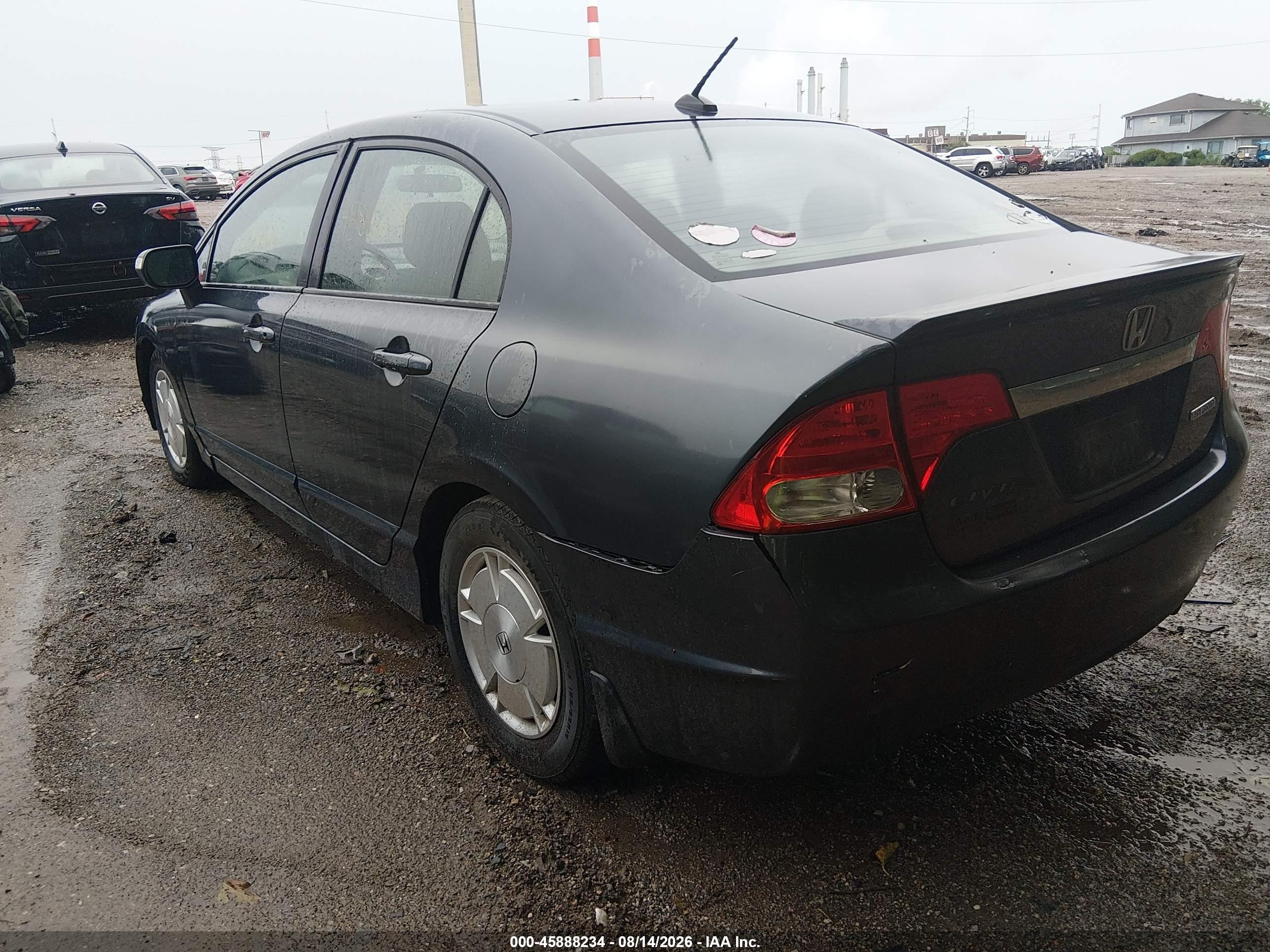 2009 Honda Civic Hybrid   Gray vin: JHMFA362X9S000508