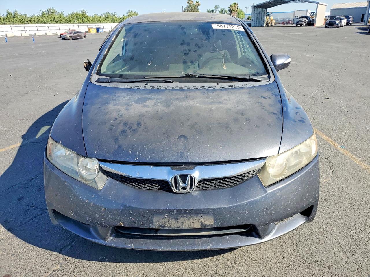 2009 Honda Civic Hybrid Blue vin: JHMFA362X9S001982