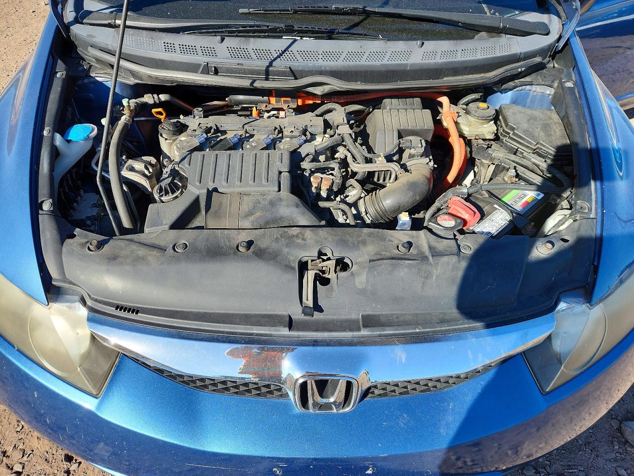 2010 Honda Civic Hybrid Blue vin: JHMFA3F20AS001574