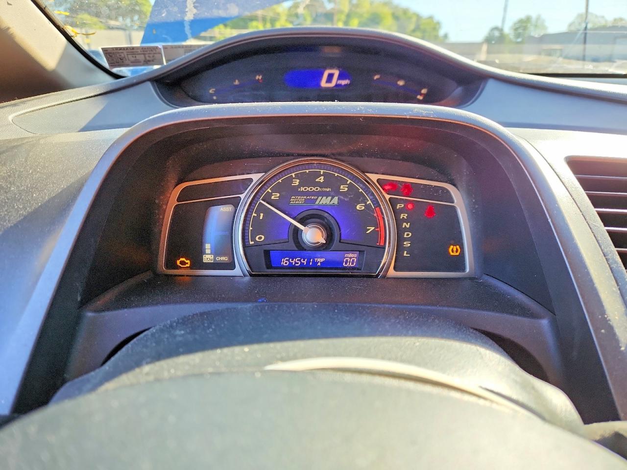 2010 Honda Civic Hybrid Blue vin: JHMFA3F20AS001574
