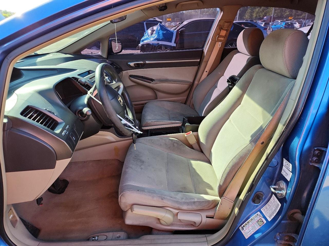 2010 Honda Civic Hybrid Blue vin: JHMFA3F20AS001574