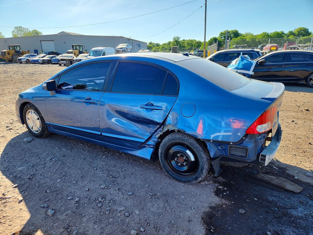 2010 Honda Civic Hybrid Blue vin: JHMFA3F20AS001574