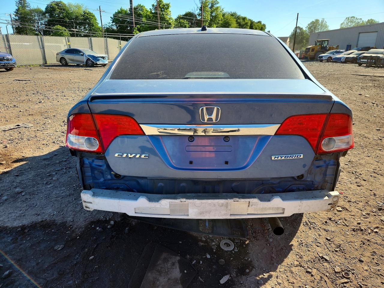 2010 Honda Civic Hybrid Blue vin: JHMFA3F20AS001574