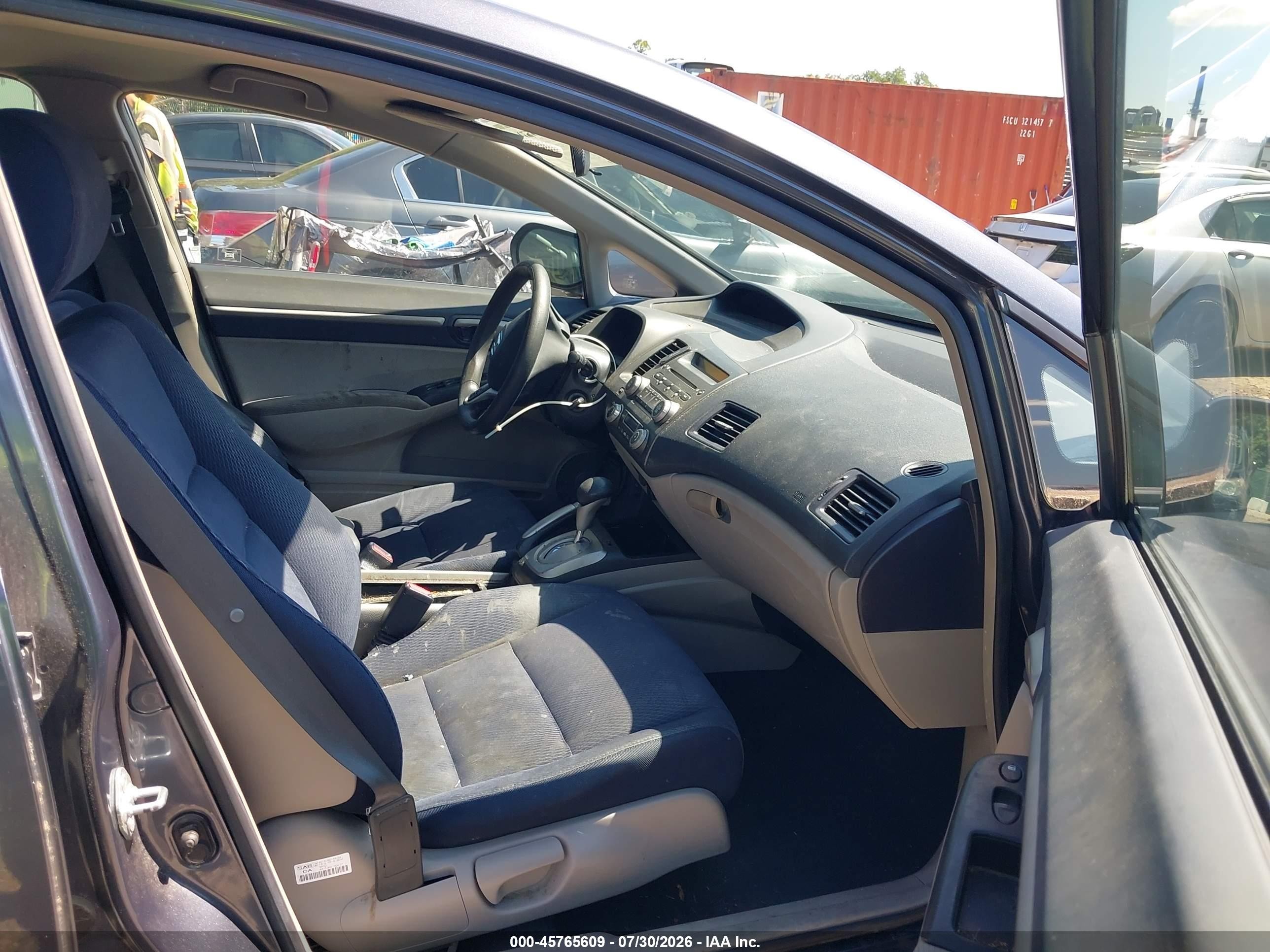 2010 Honda Civic Hybrid   Gray vin: JHMFA3F20AS001686