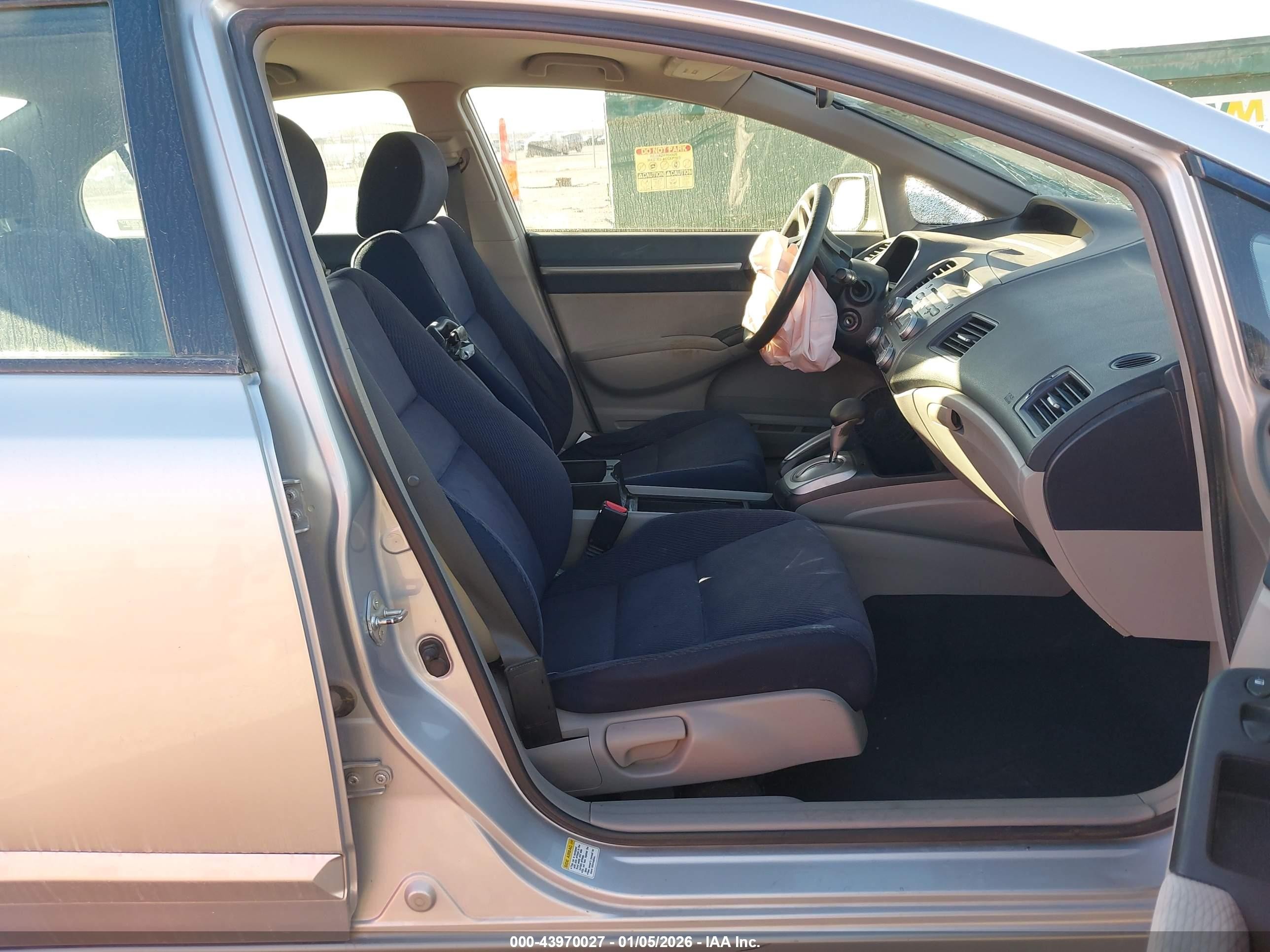2010 Honda Civic Hybrid   Silver vin: JHMFA3F20AS002899